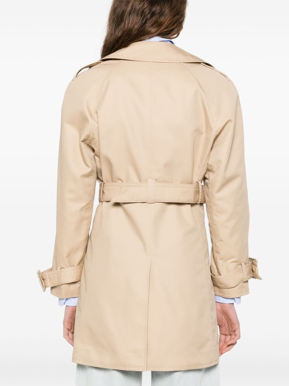 double-breasted trench coat - 4