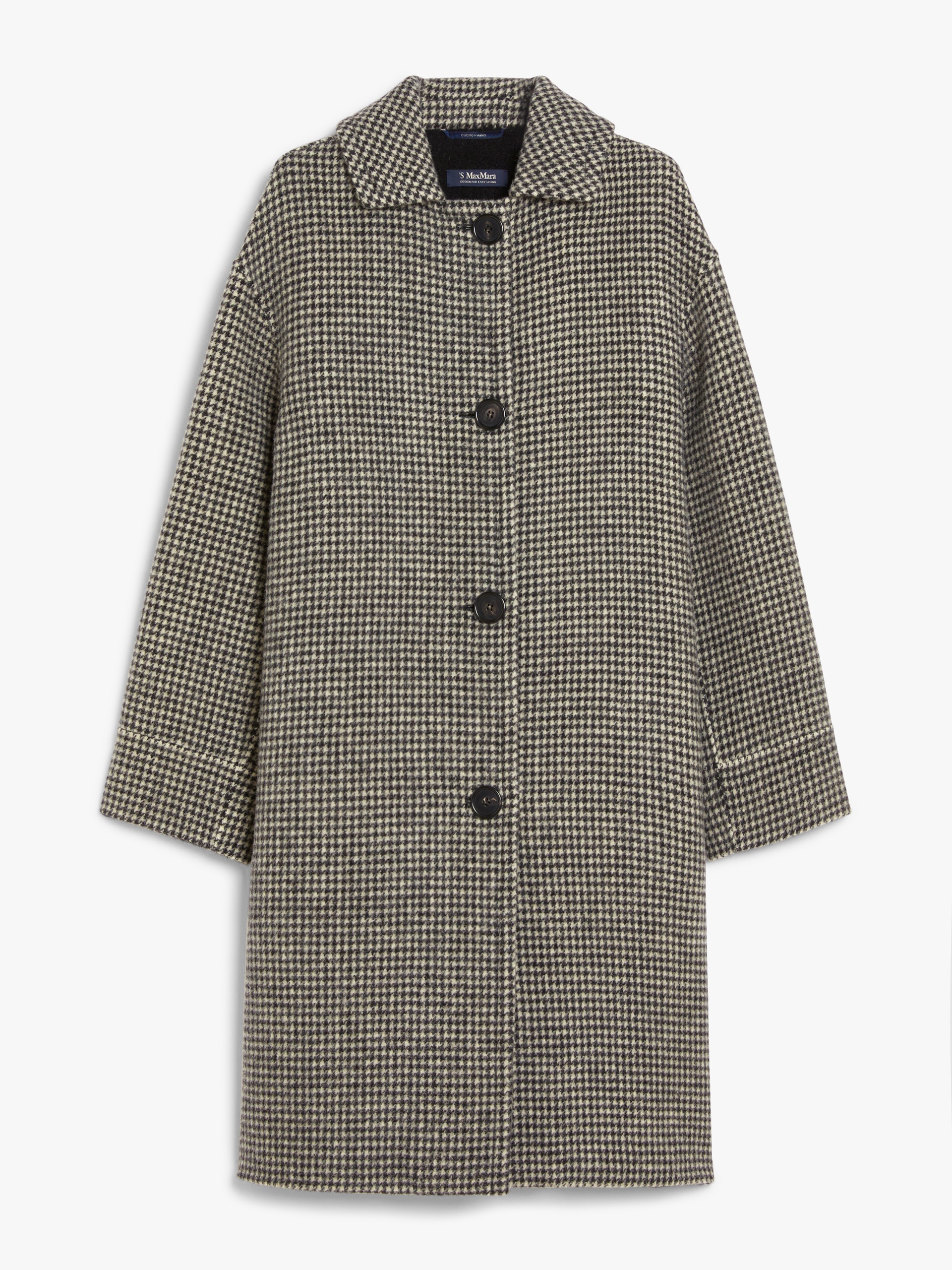 BARBARA Alpaca, wool and angora coat - 1