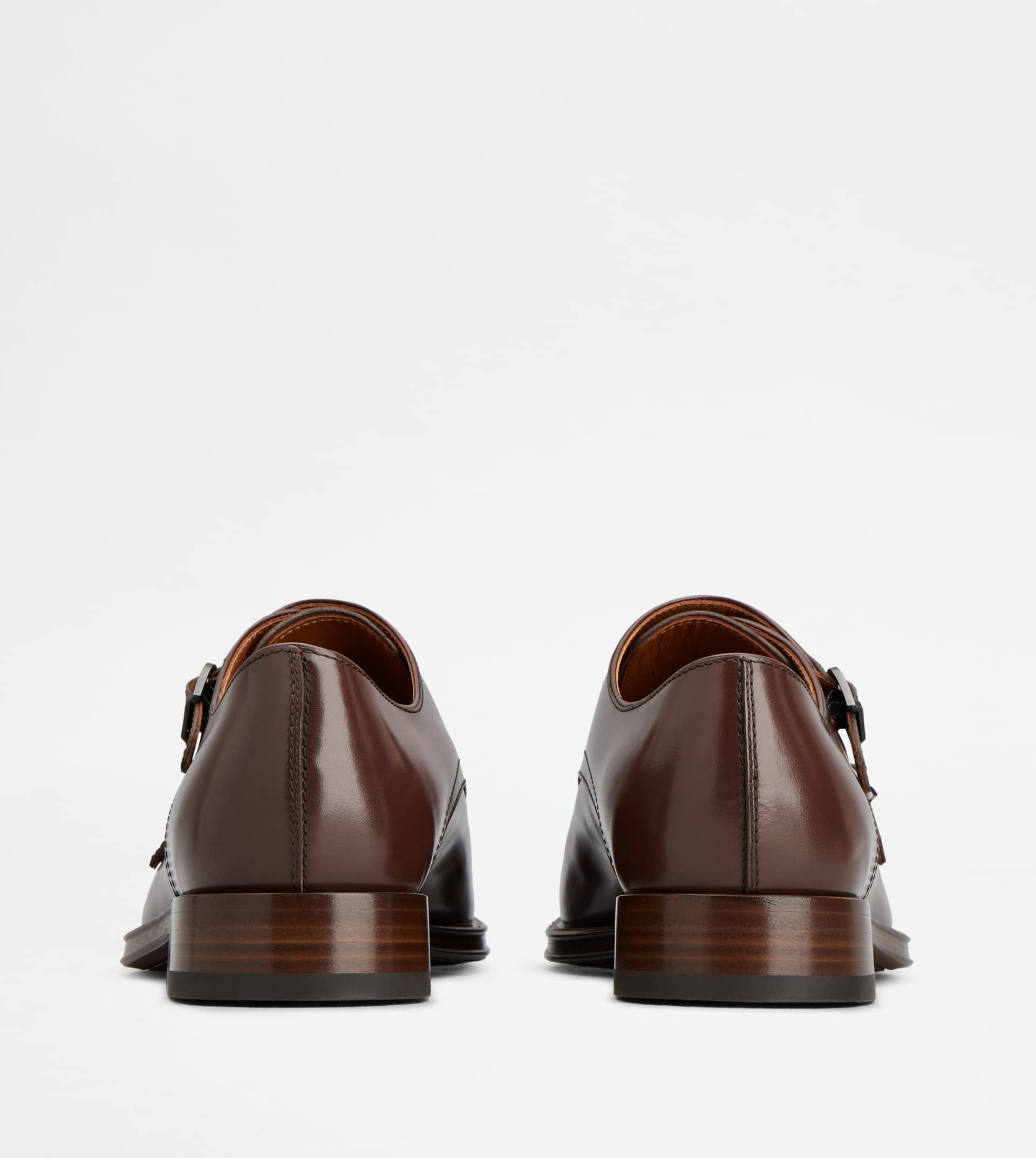 MONKSTRAPS IN LEATHER - BROWN - 2