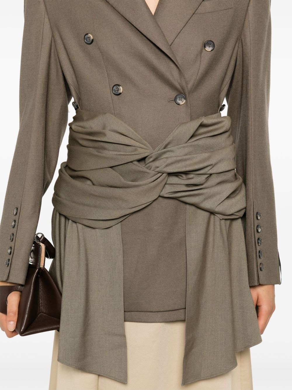 Wrapped blazer - 5