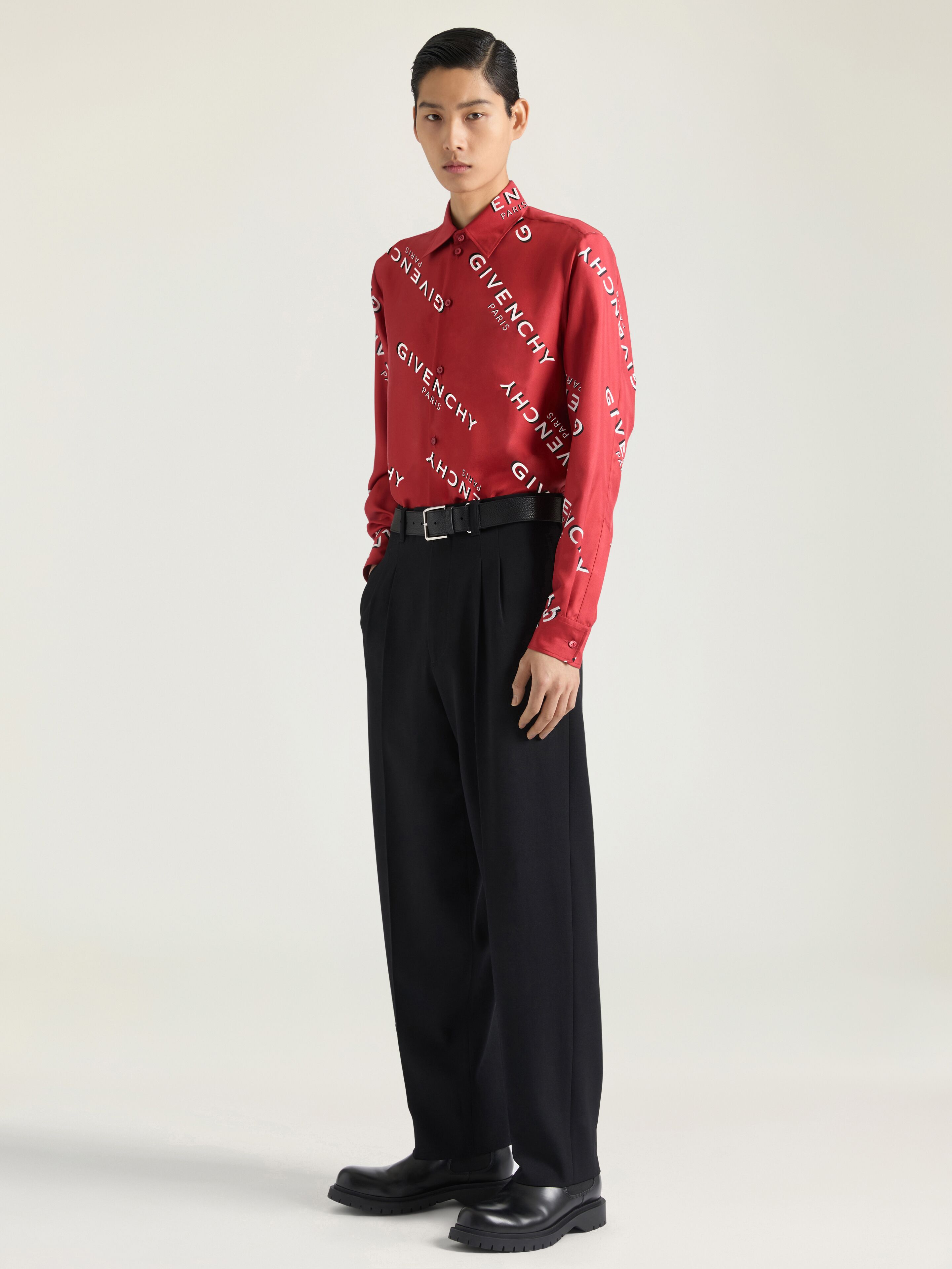 GIVENCHY SHADOW PRINTED SHIRT IN SILK - 2