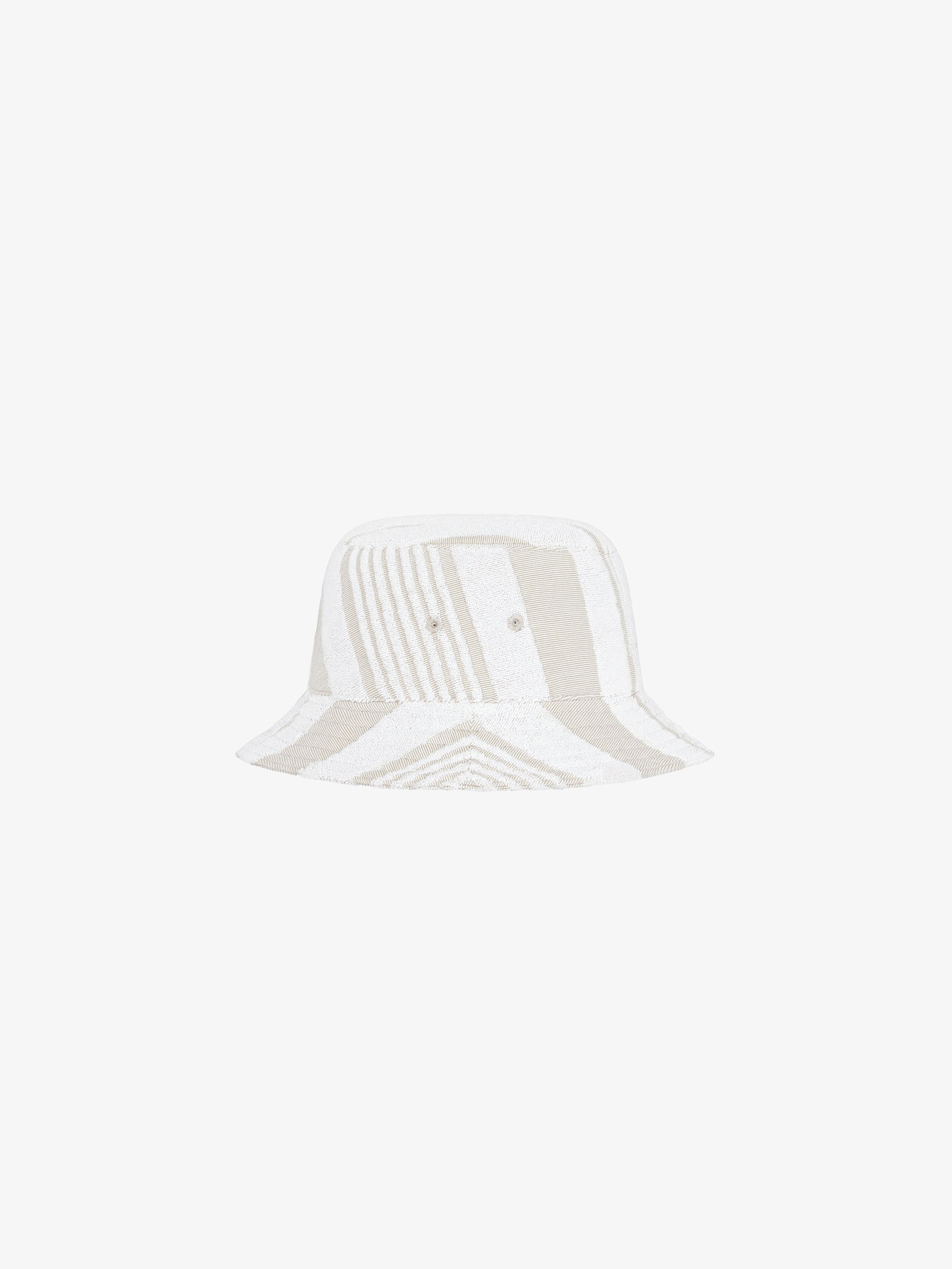 GIVENCHY BUCKET HAT IN COTTON TOWELLING WITH STRIPES - 3
