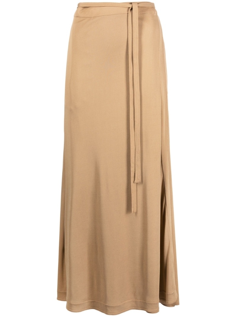 Totême tied-waist maxi skirt | farfetch | REVERSIBLE