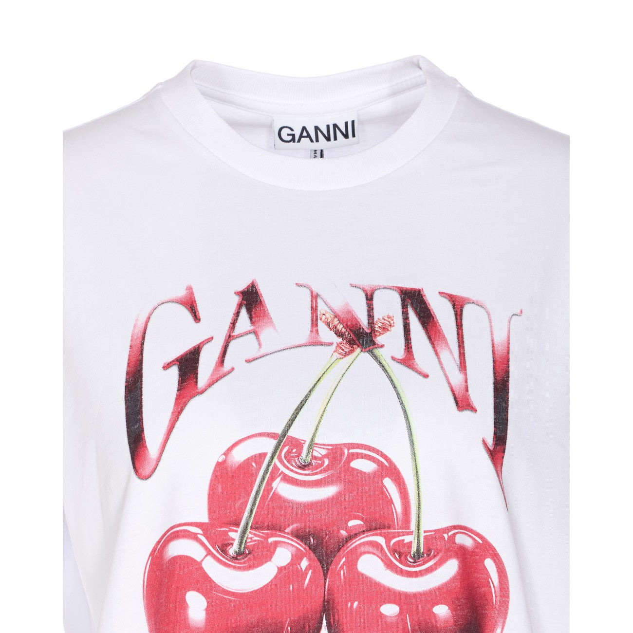 Ganni Women Basic Jersey Chery T-Shirt - 4