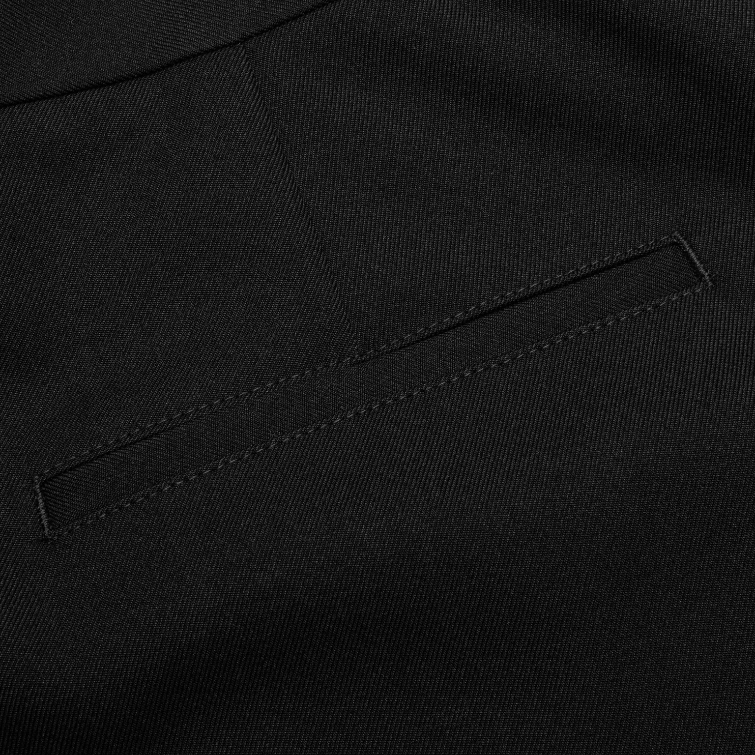WIDE LEG FORMAL TROUSER - BLACK - 5