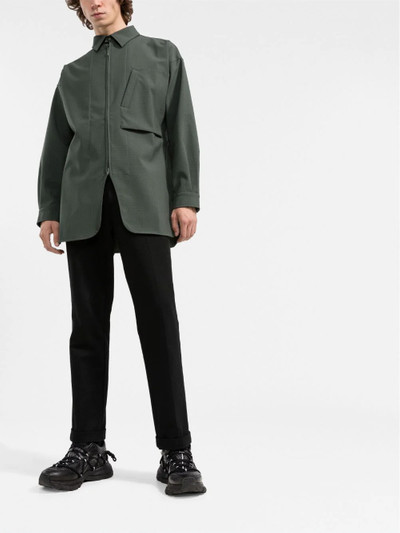 Y-3 patch-pocket shirt jacket outlook