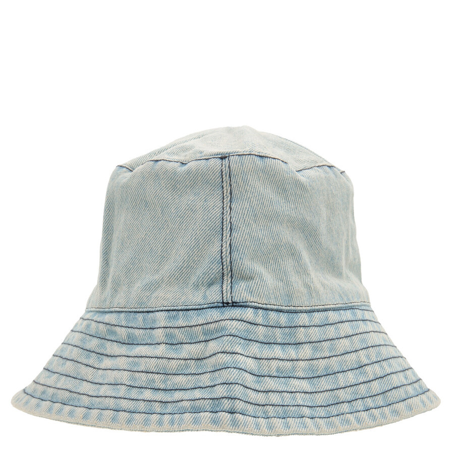 Ambush Logo-Plaque Denim Bucket Hat - 3