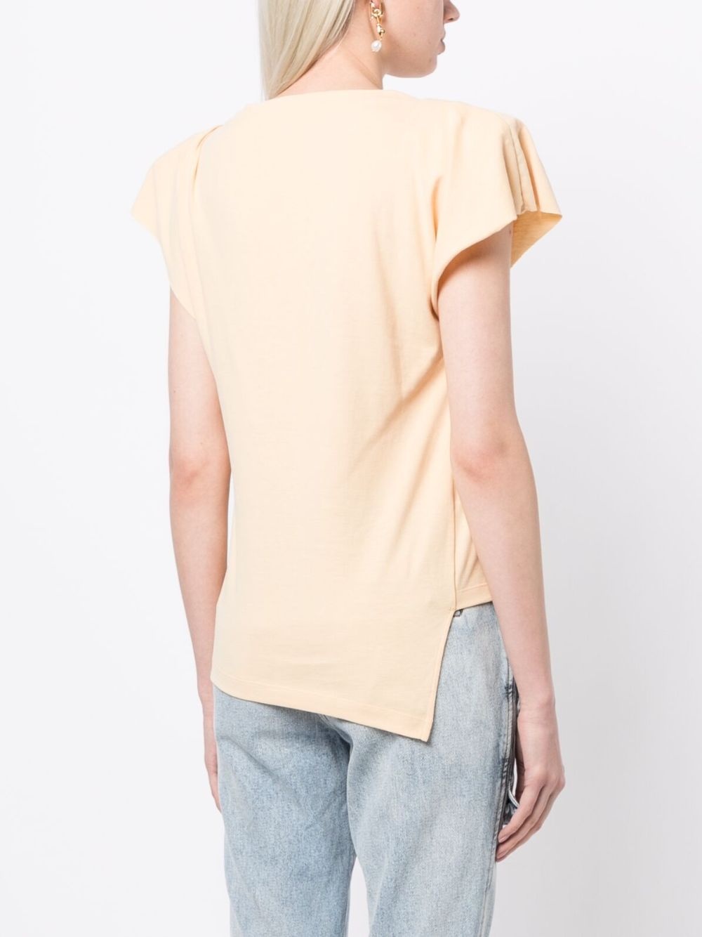Sebani padded asymmetric T-shirt - 4