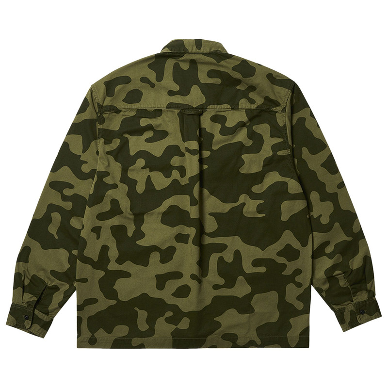 Carhartt Carhartt WIP x Palace Long-Sleeve Master Shirt 'Dollar Green Camo' outlook