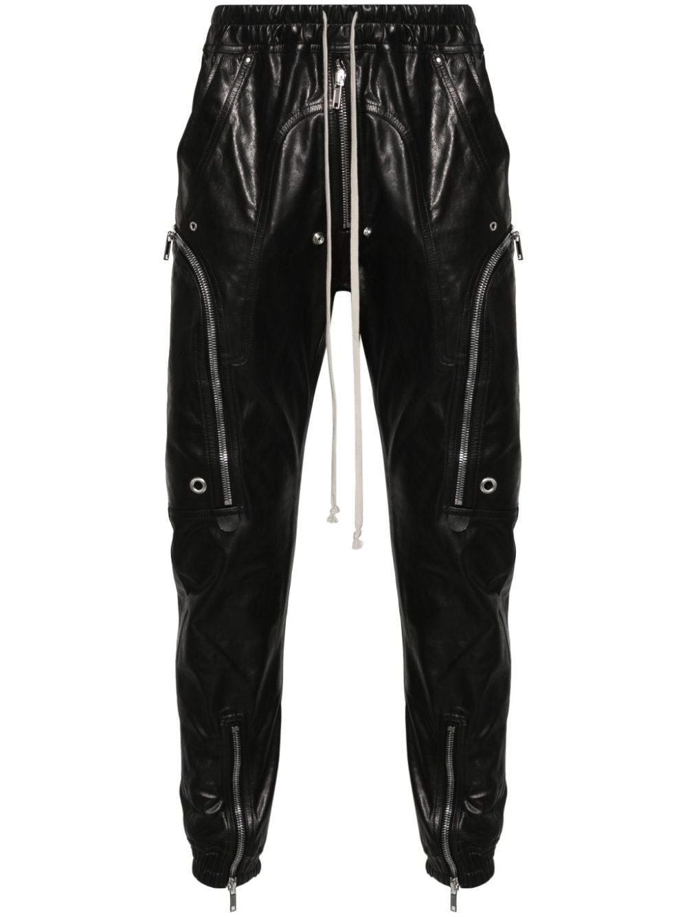 Bauhaus leather cargo pants - 1