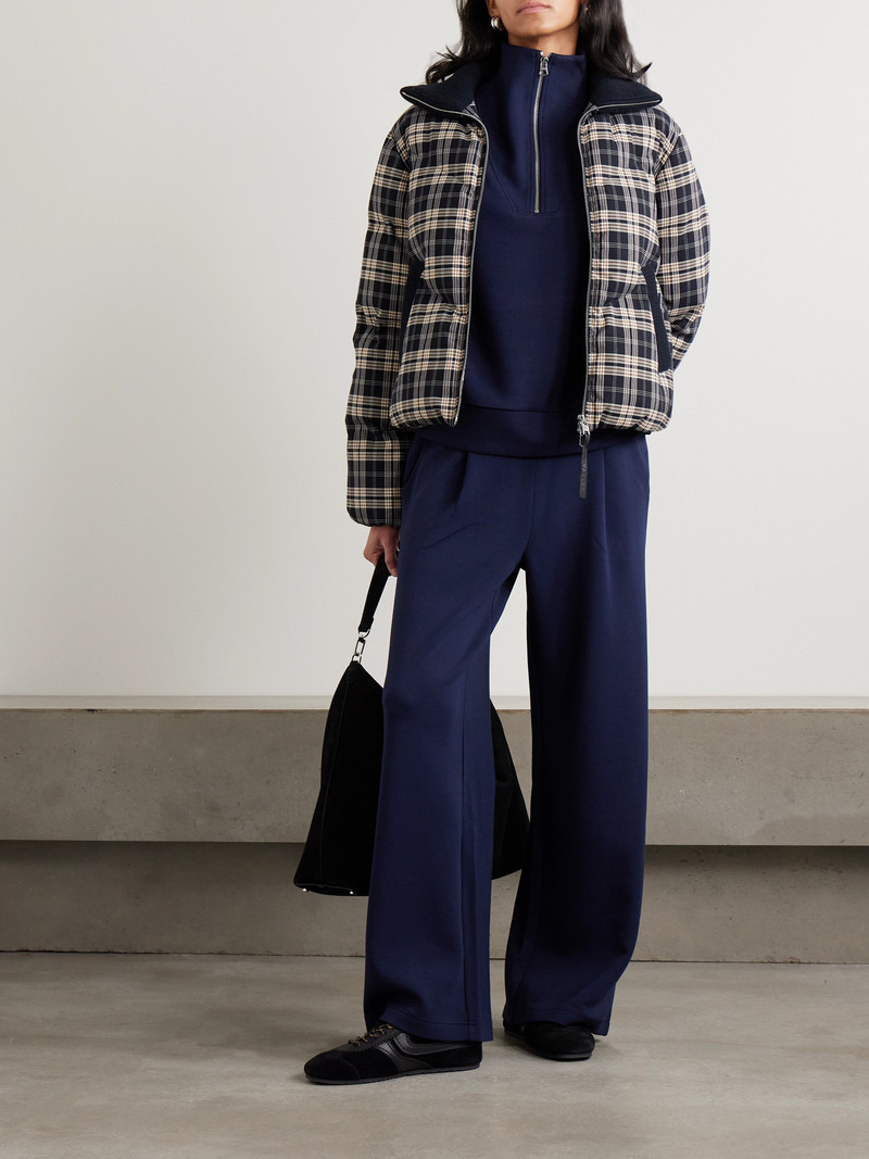 VARLEY Bryony Ribbed Knit-trimmed Quilted Checked Ski Jacket outlook