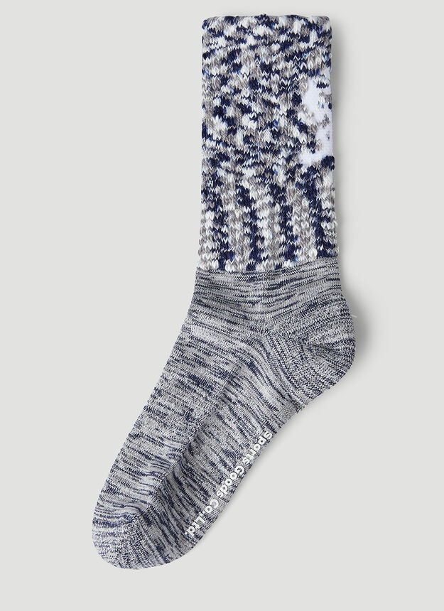 Graphic Socks in Grey - 1