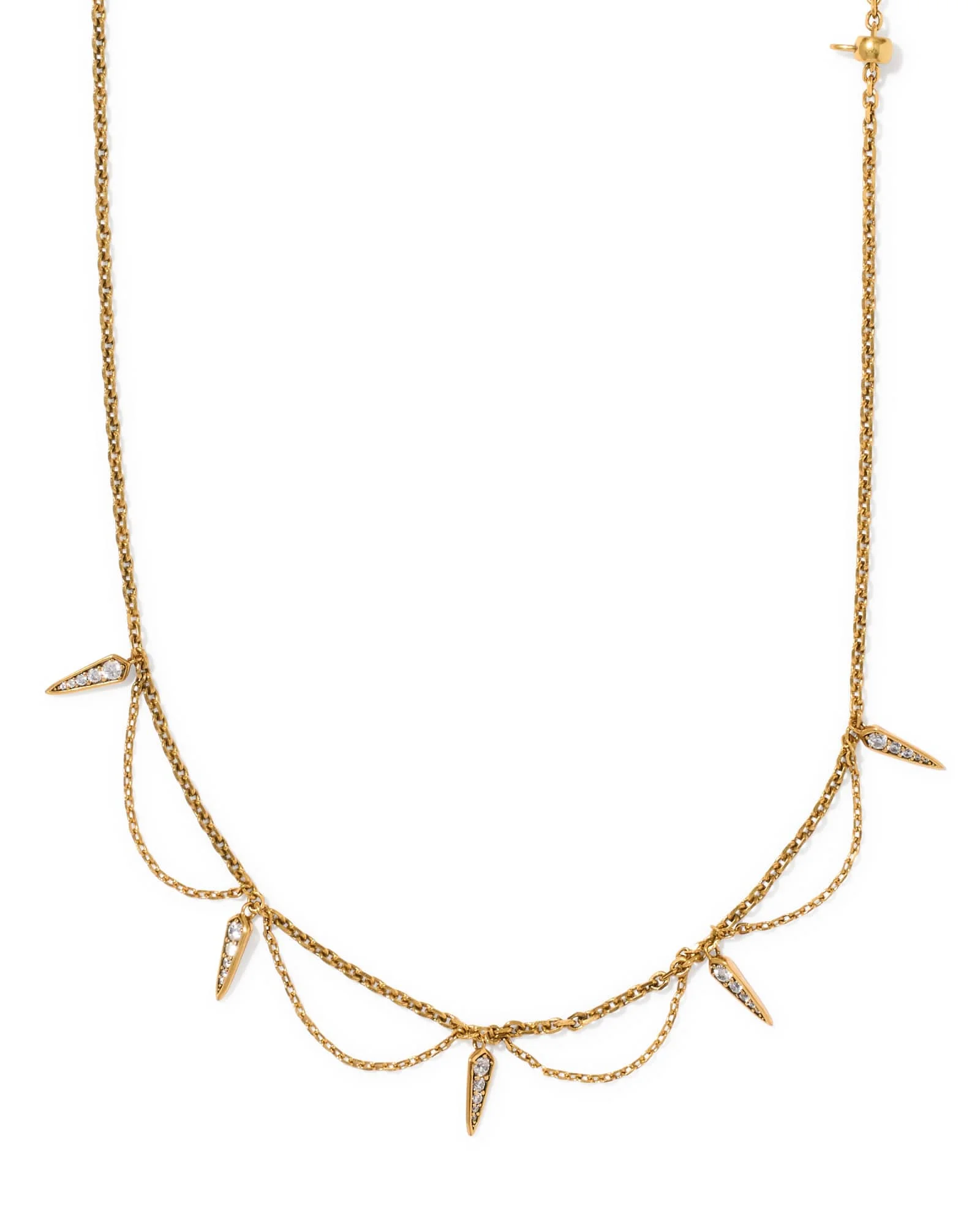 Fate Vintage Gold Strand Necklace - 1