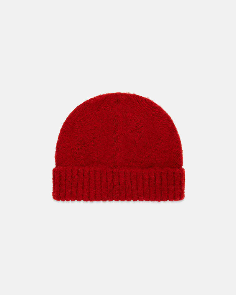 MADE-IN-SCOTLAND RED SHAGGY DOG BEANIE 1