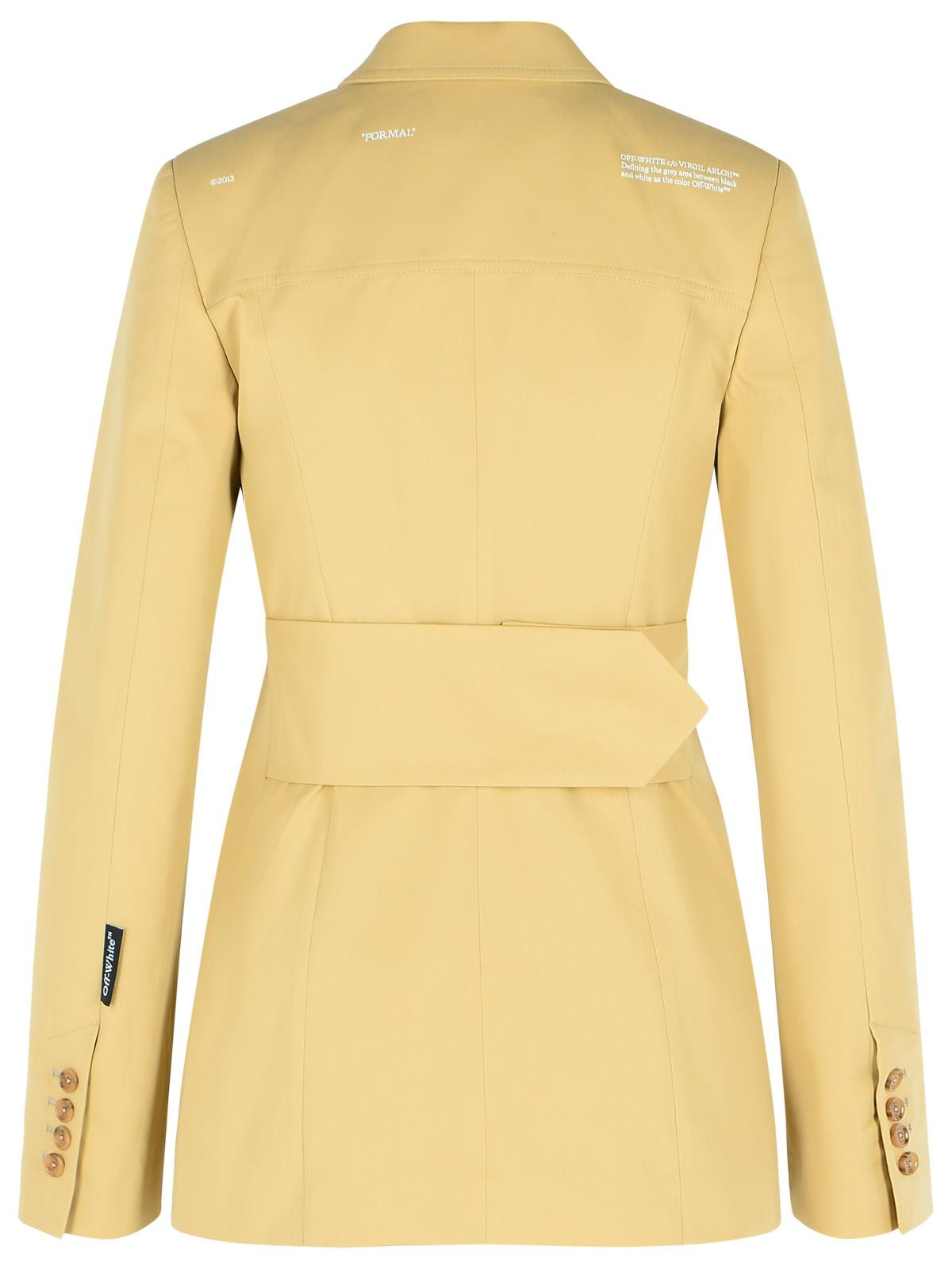 Off-White 'Toybox' Beige Cotton Jacket Women - 3