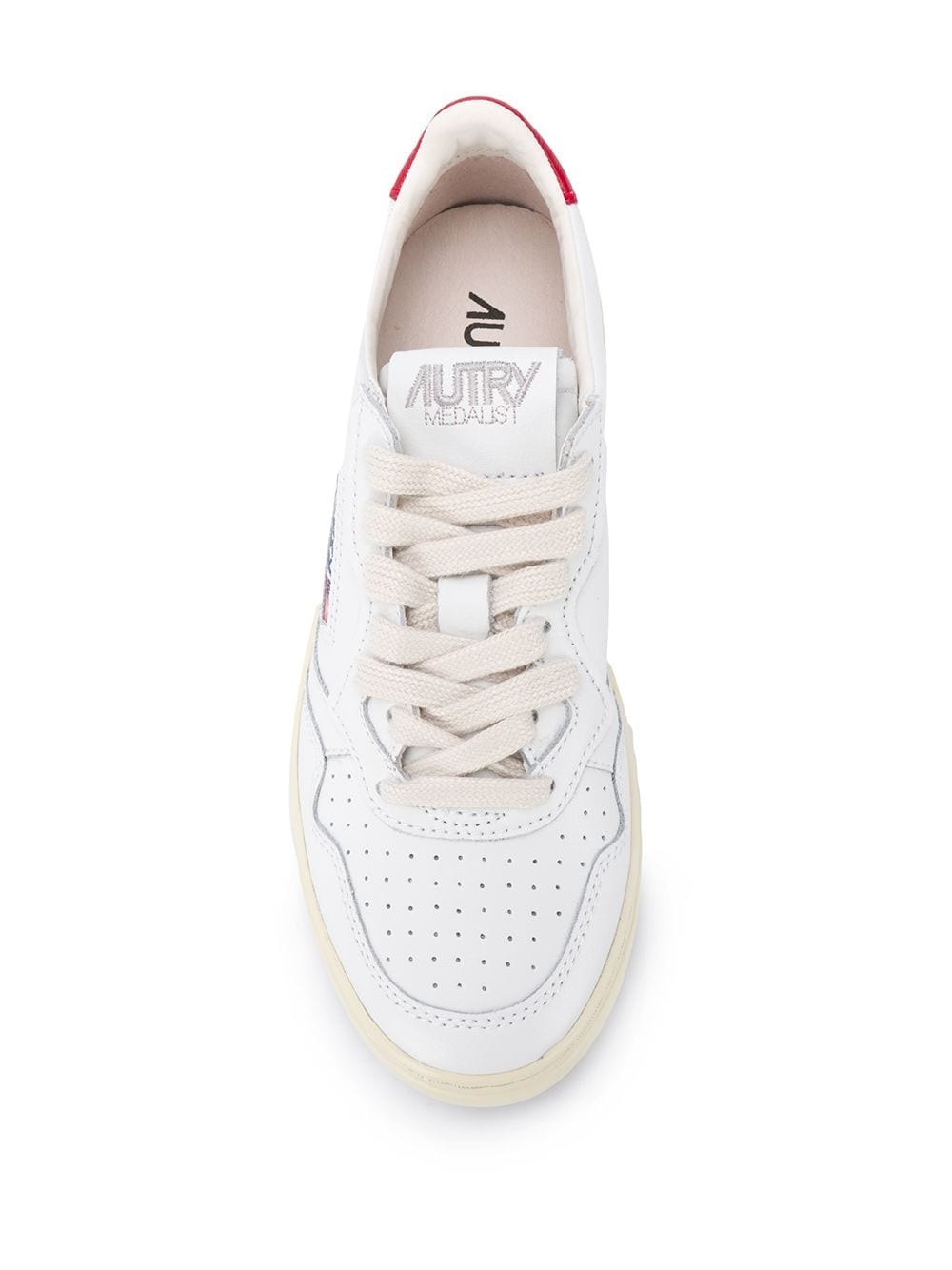 contrasting heel sneakers - 4