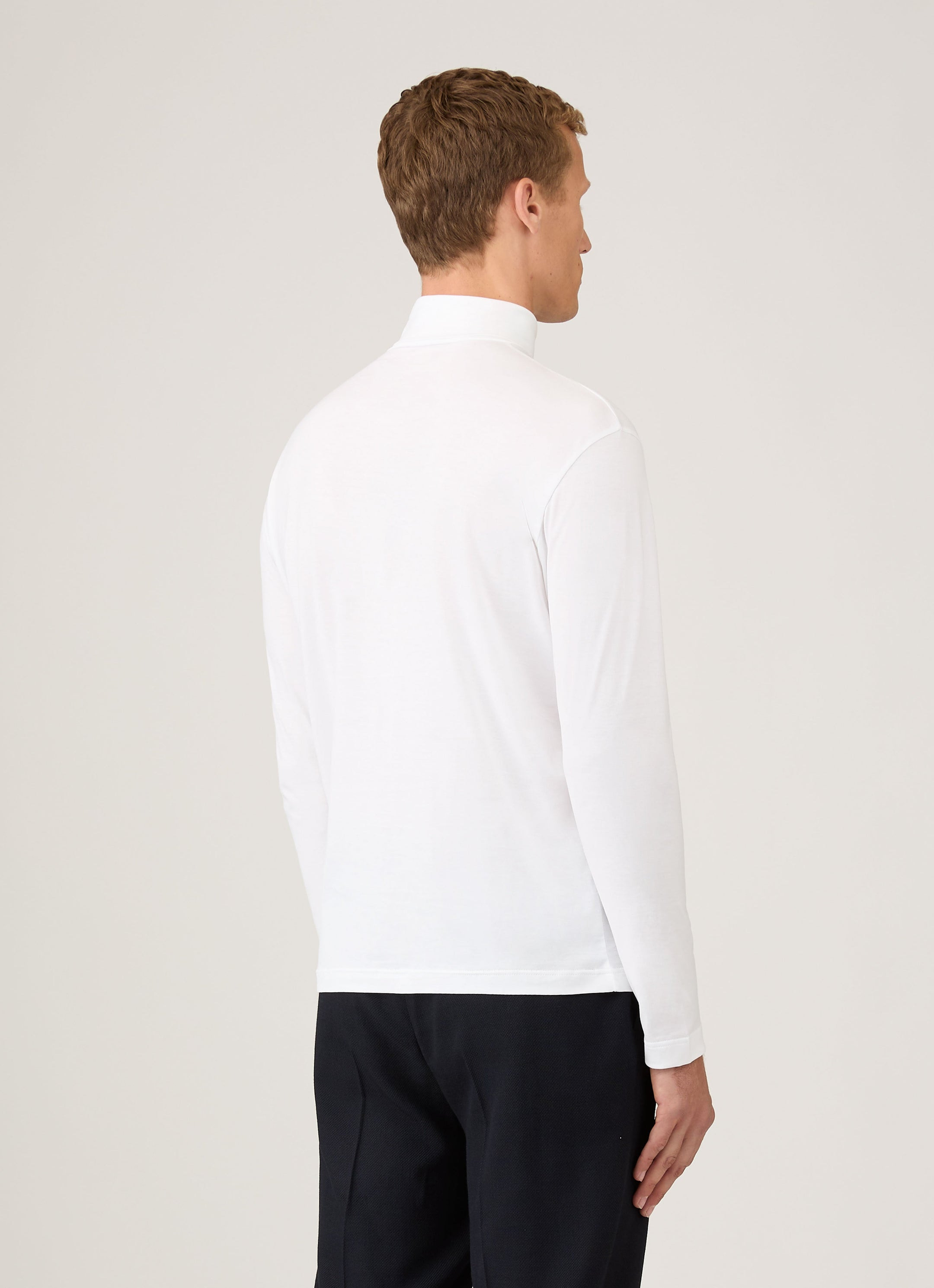 Roll Neck Heavyweight T‑shirt - 4