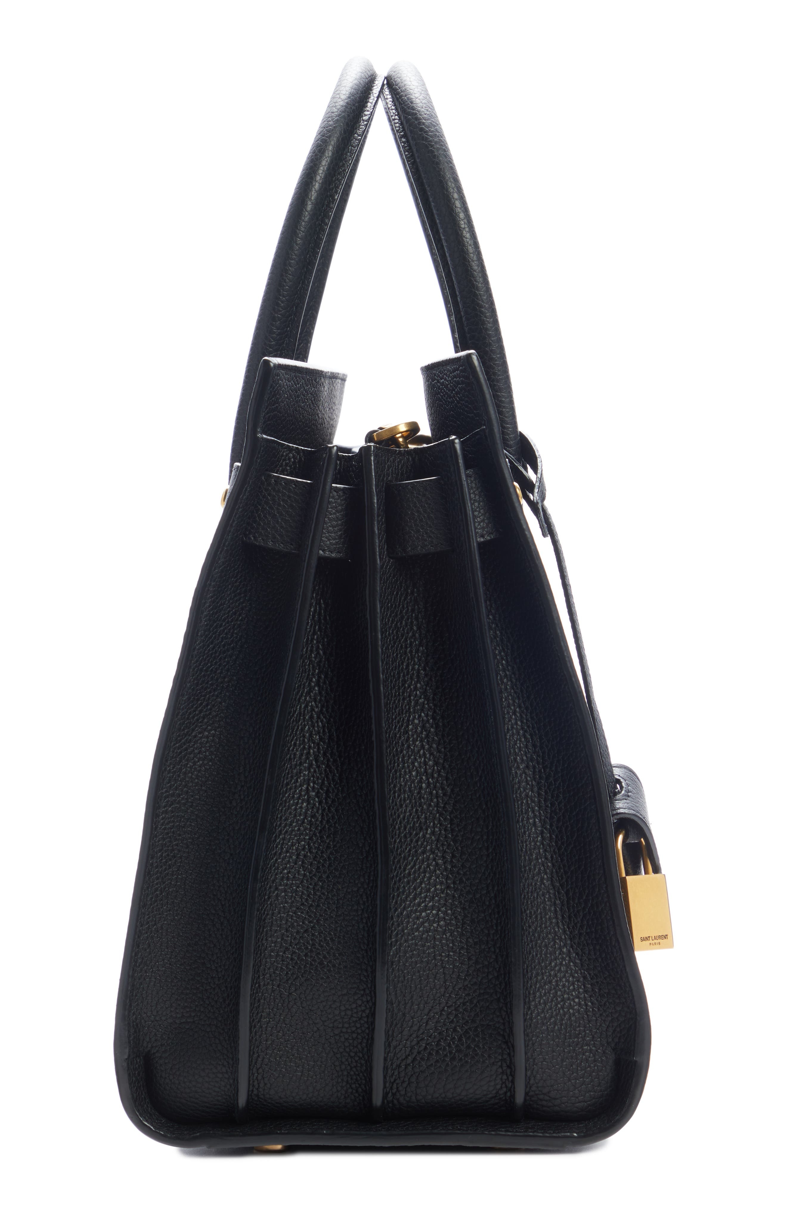 Saint Laurent Small Sac de Jour Leather Top Handle Bag in Nero at Nordstrom - 5