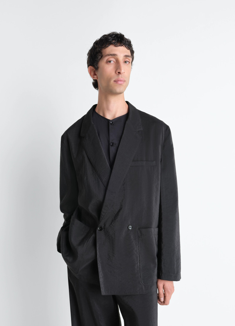 Lemaire SOFT DOUBLE BREASTED JACKET IN DRY SILK outlook