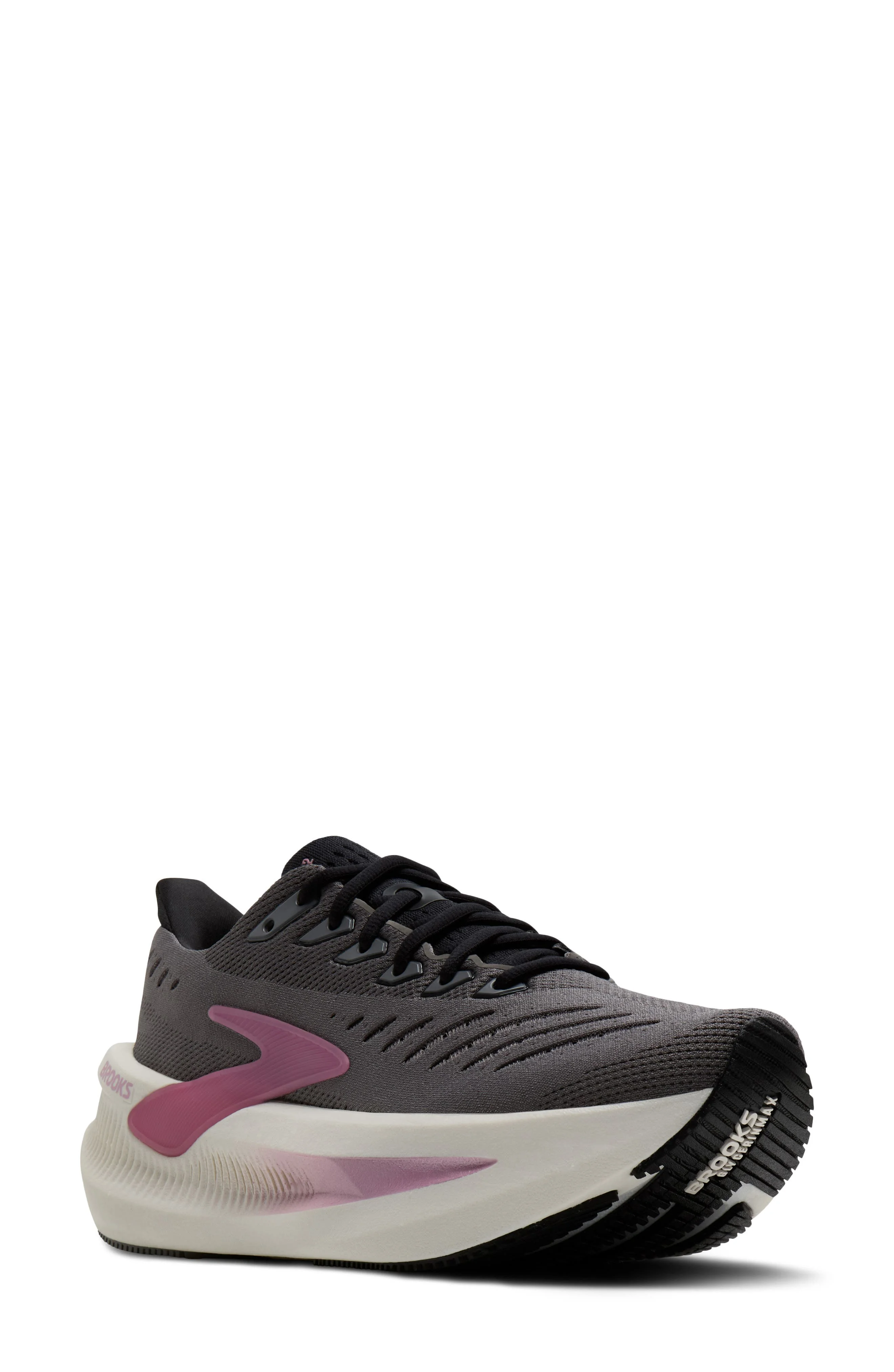 Brooks Glycerin Max 2 Hybrid Running Shoe in Grey/Coconut/Metallic at Nordstrom - 1