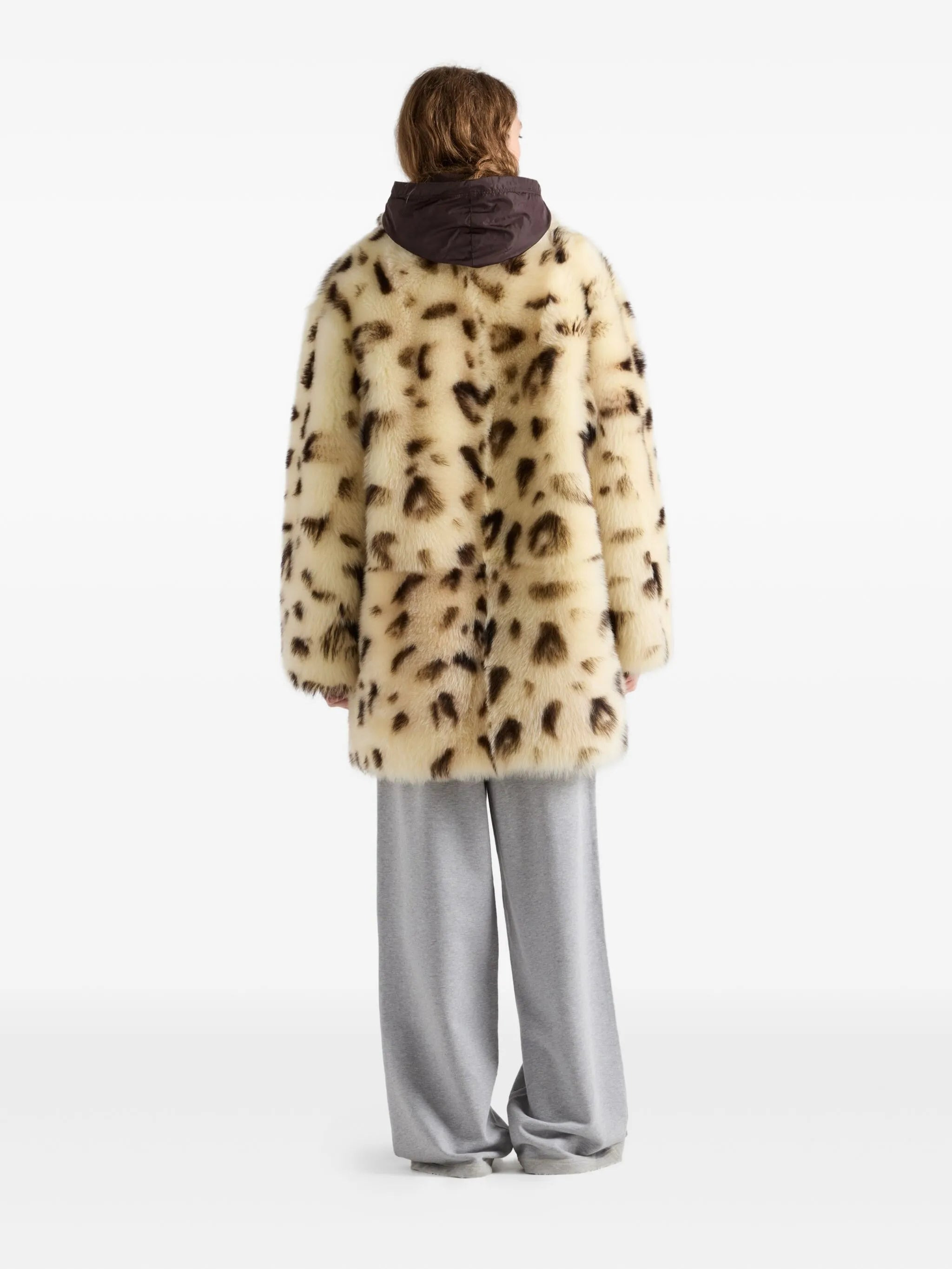 Prada Leopard-print Shearling Coat - 4