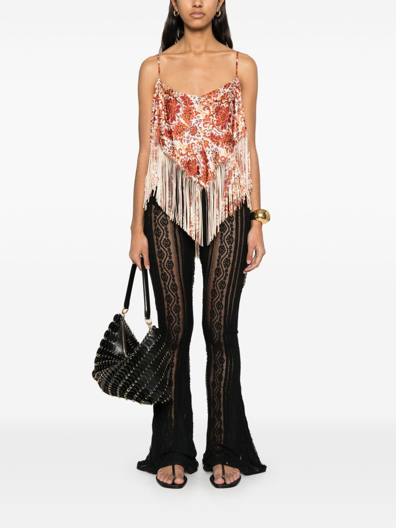 rabanne printed tank top outlook