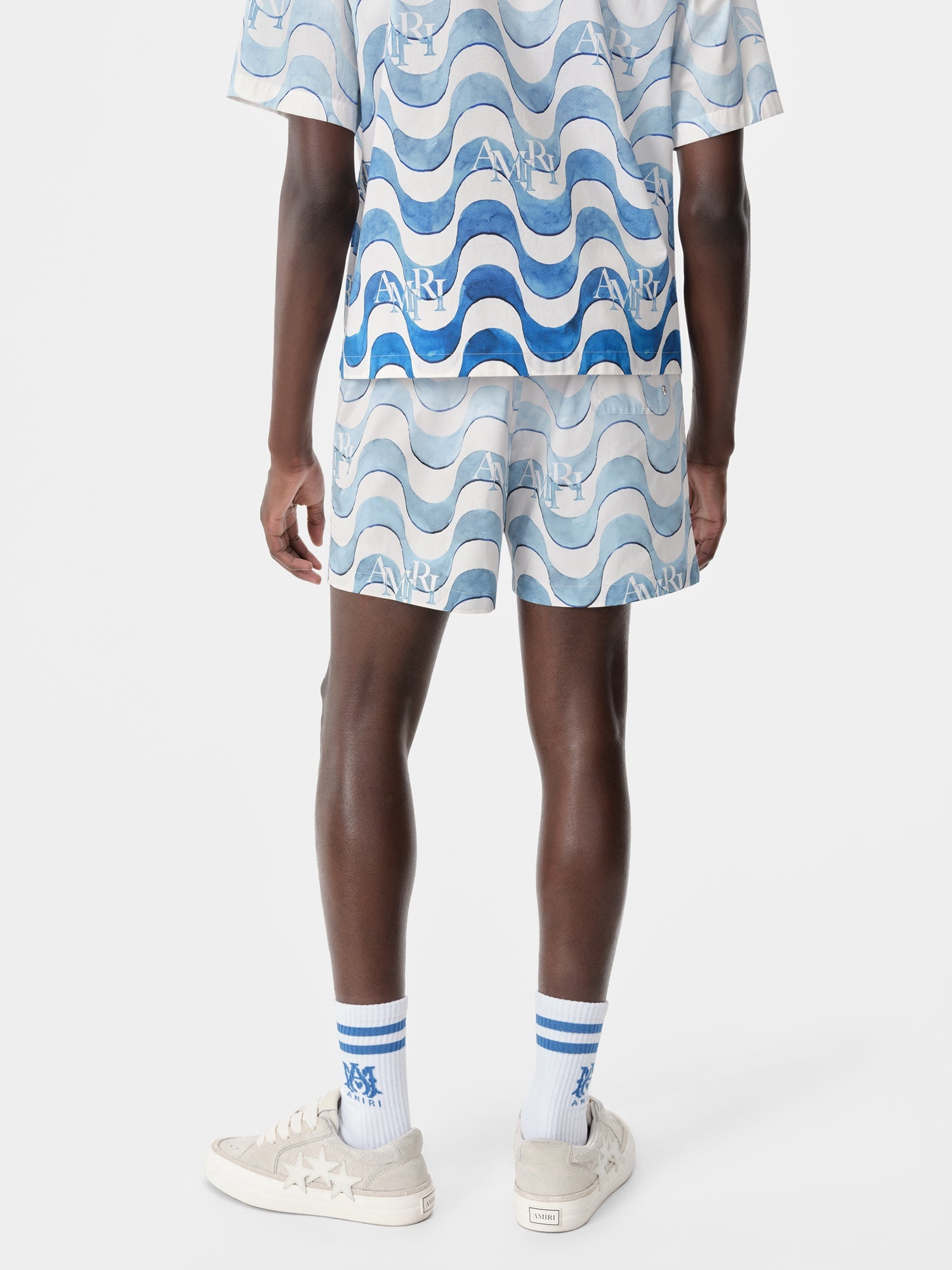 AMIRI STAGGERED SWIM TRUNK - 4