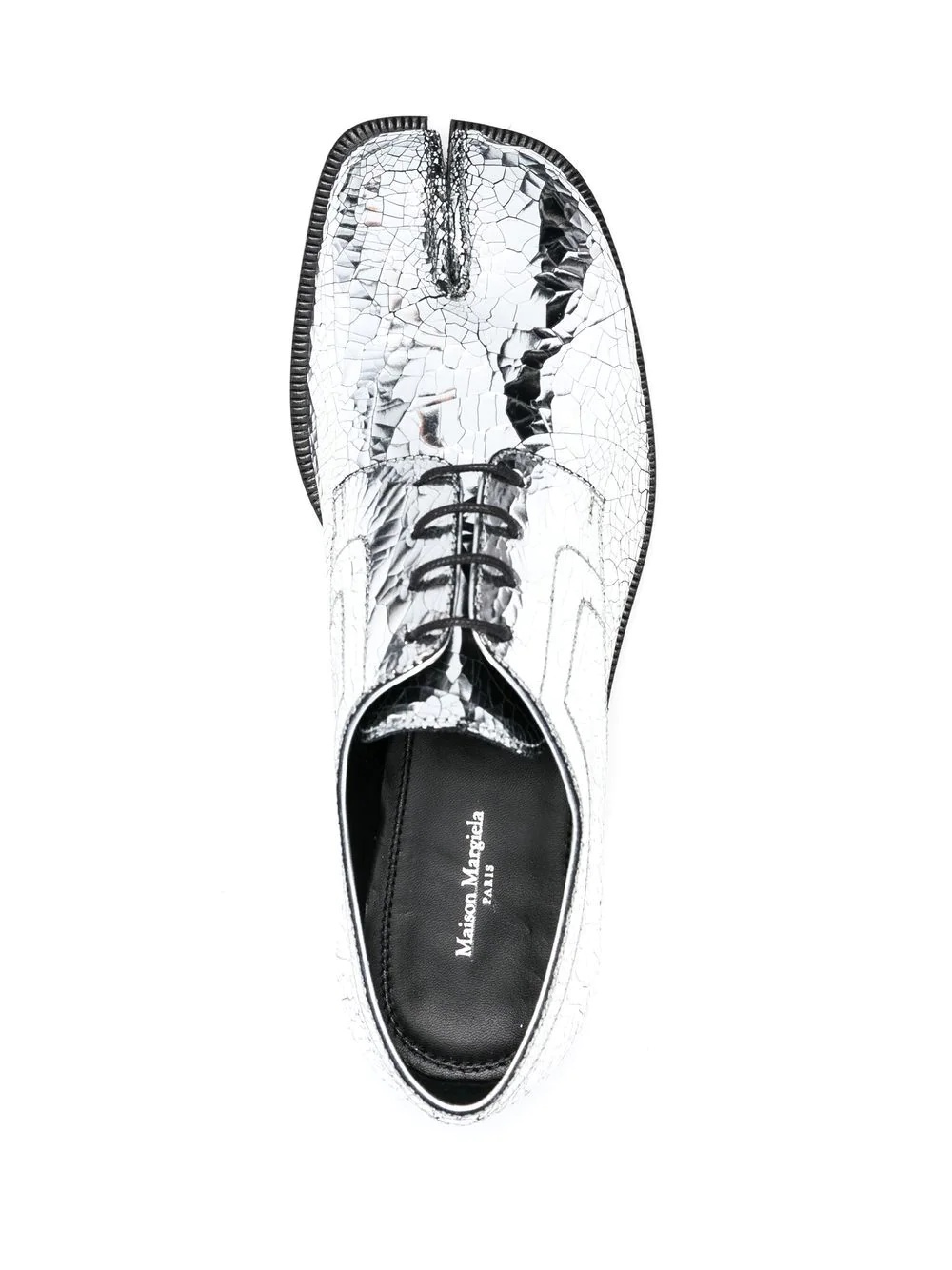 Tabi metallic lace-up shoes - 4