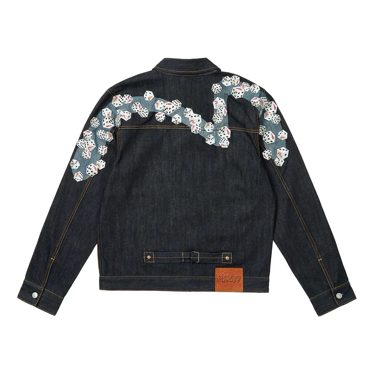 Palace x Evisu Dice Denim Jacket 'Raw' 2ESPAM4DJ1147XXDNINDX - 2