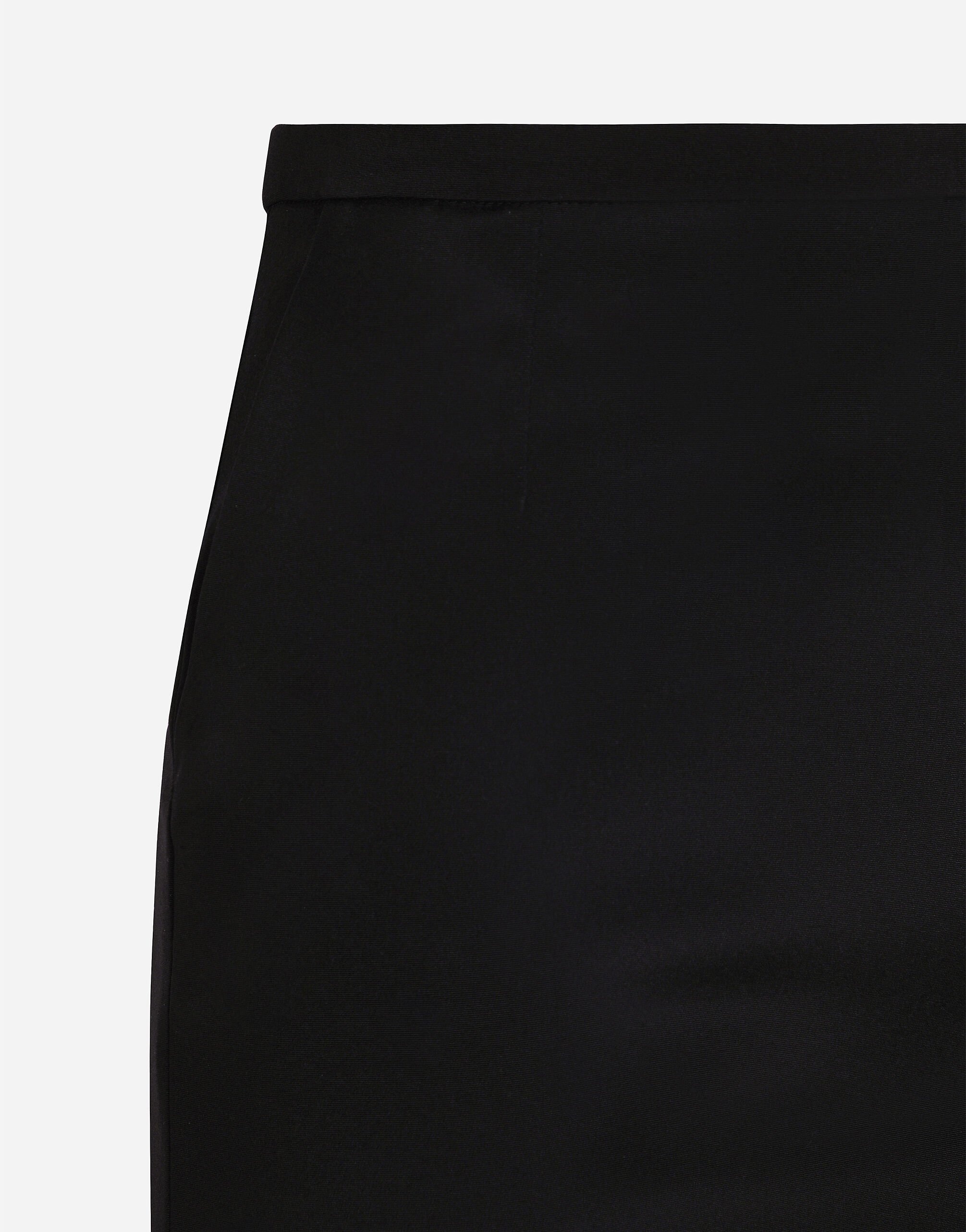 Cady calf-length skirt with slits - 7