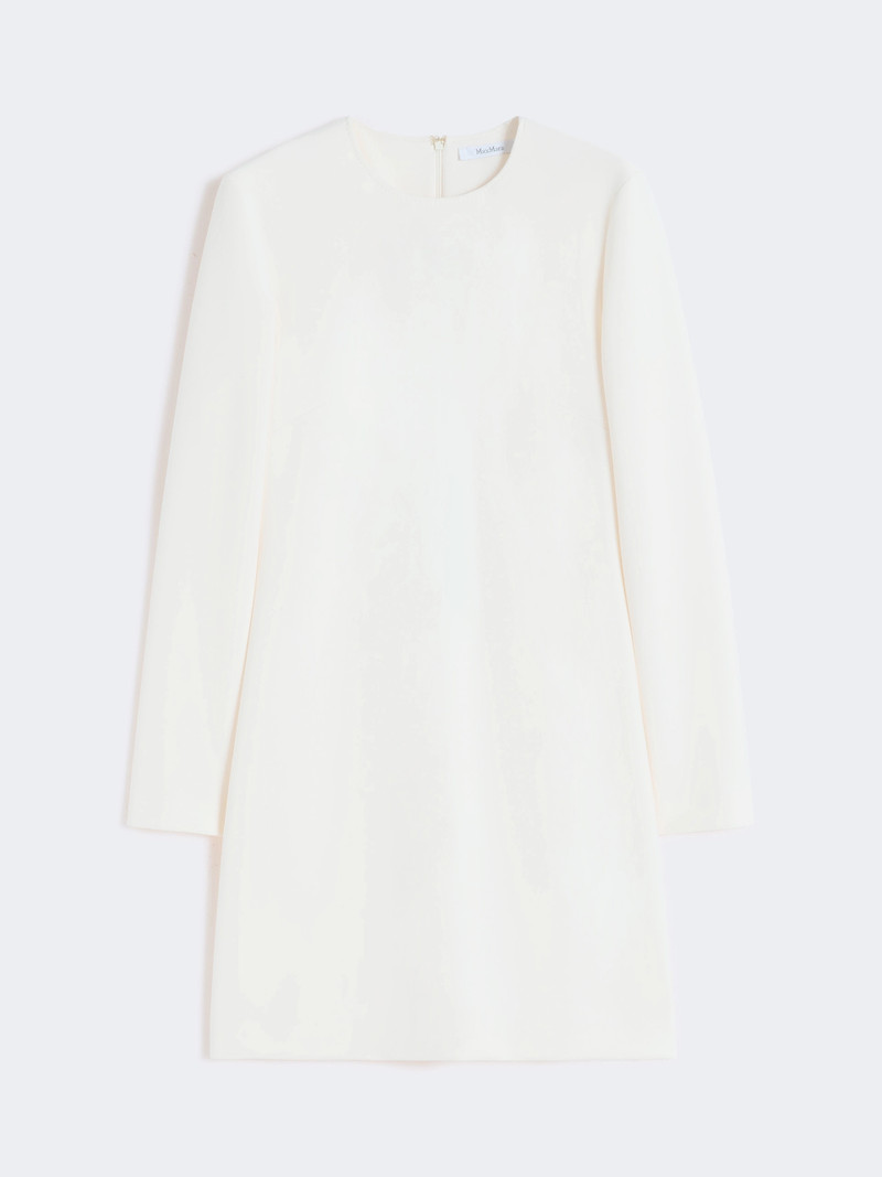 AGRESTE Short scuba jersey dress - IVORY 1