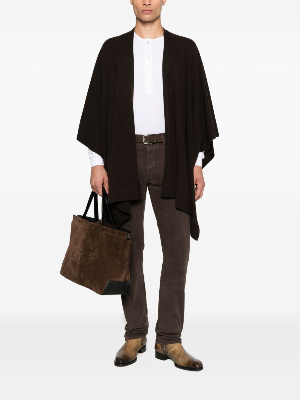 long-sleeve button-placket T-shirt - 2