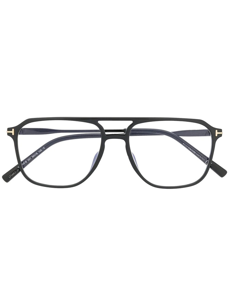 두꺼운 aviator 안경 1