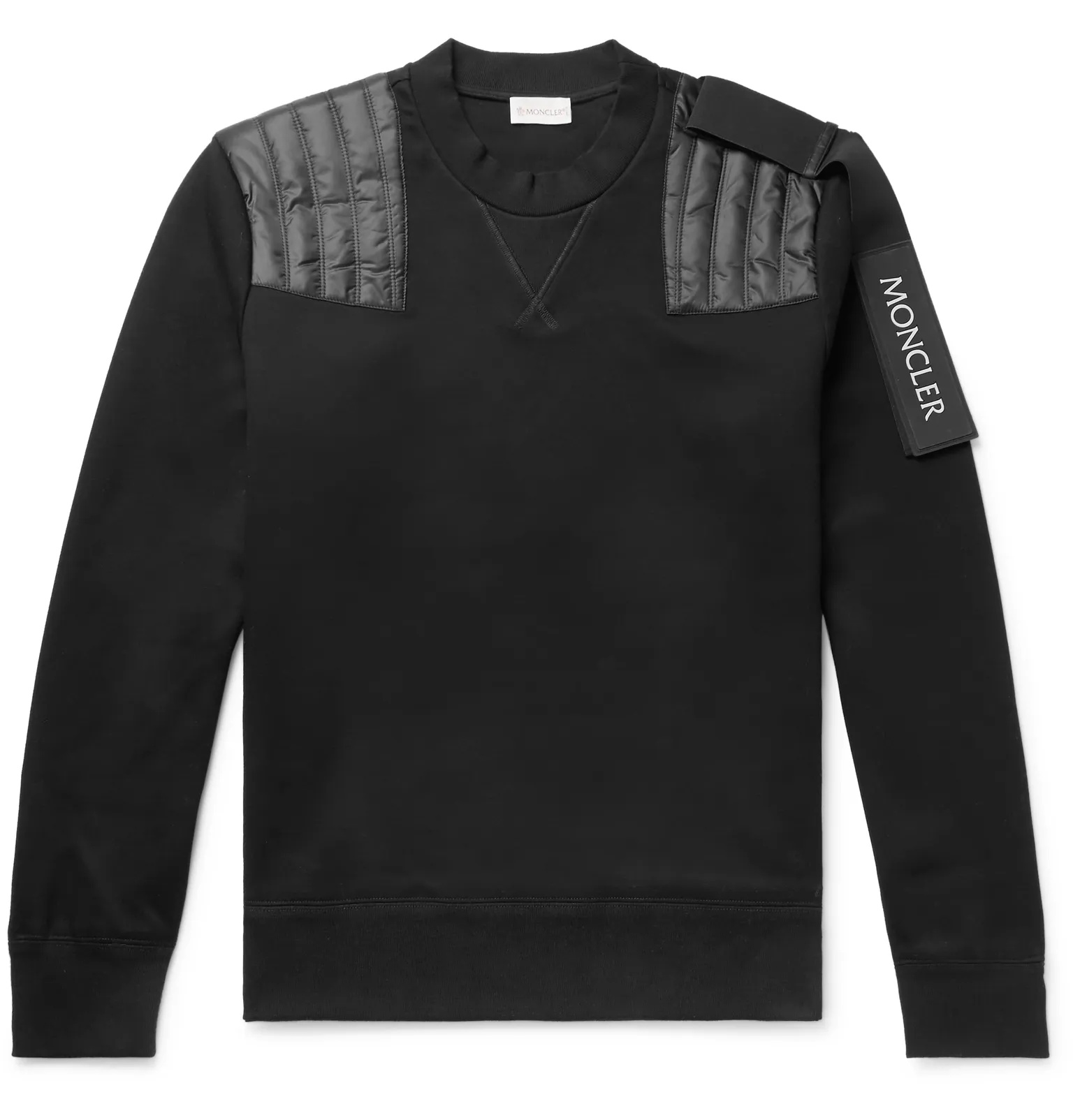 5 Moncler Craig Green Nylon-Panelled Cotton-Blend Jersey Sweatshirt - 1