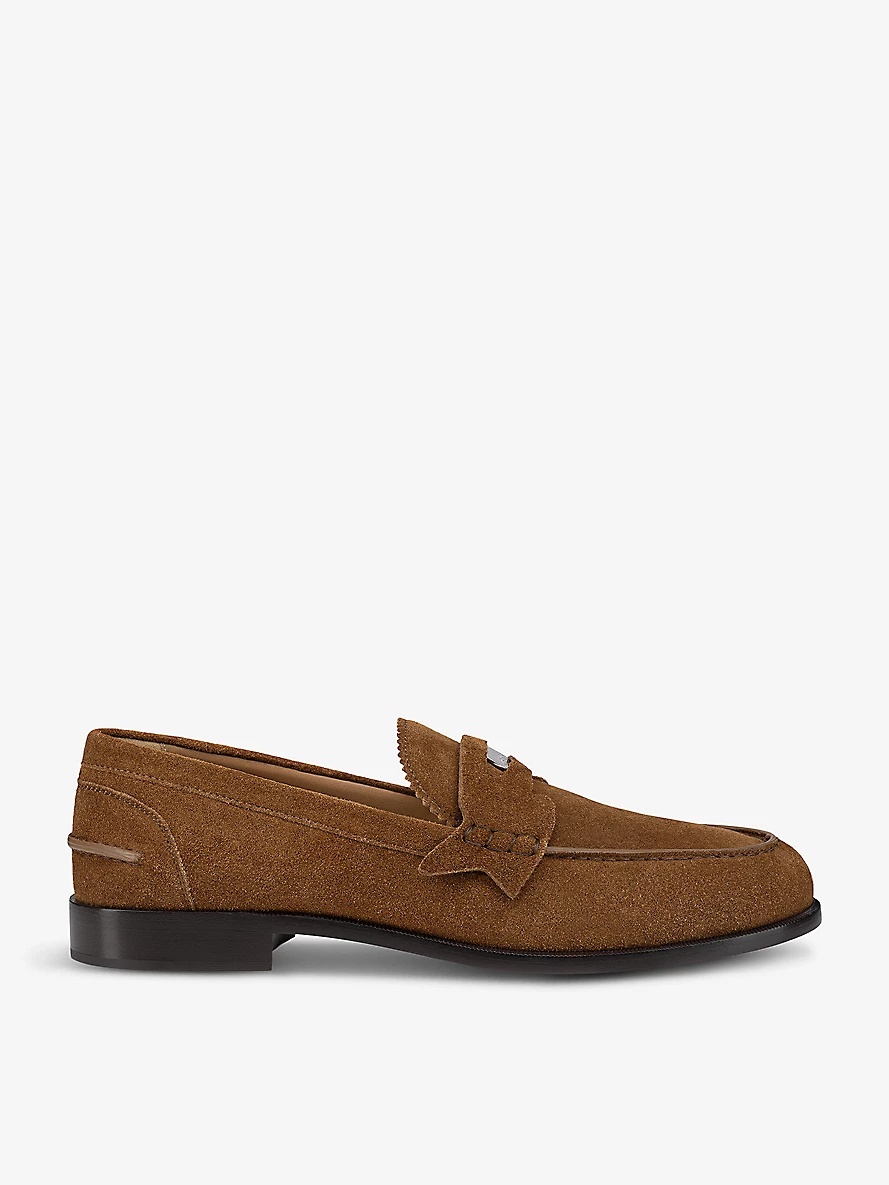 Penny suede loafers - 1