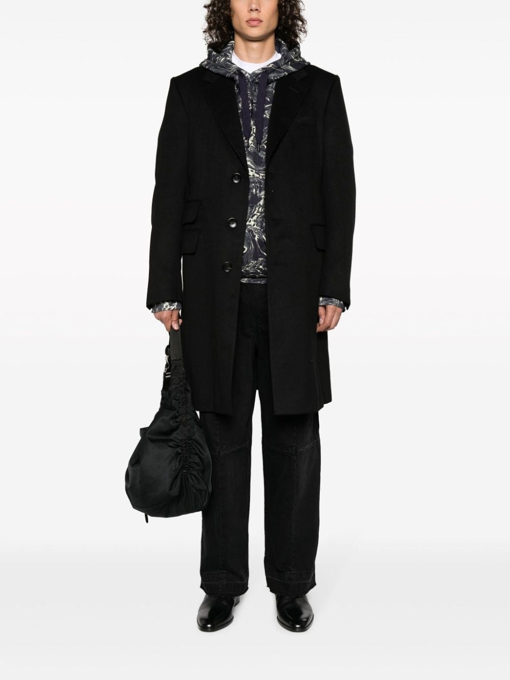 Javi wide-leg cotton blend trousers - 2