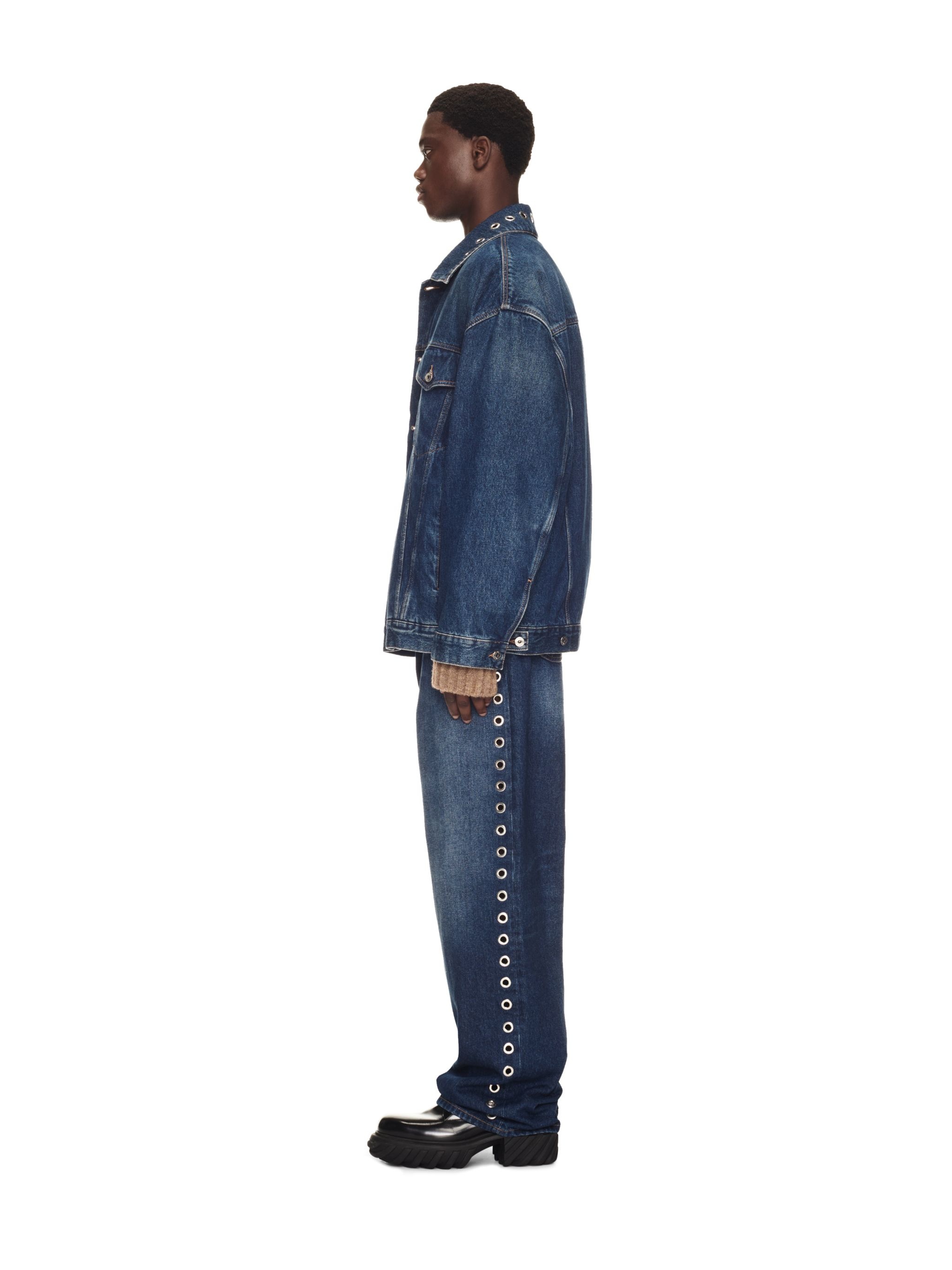 Eyelet Denim Jacket - 3