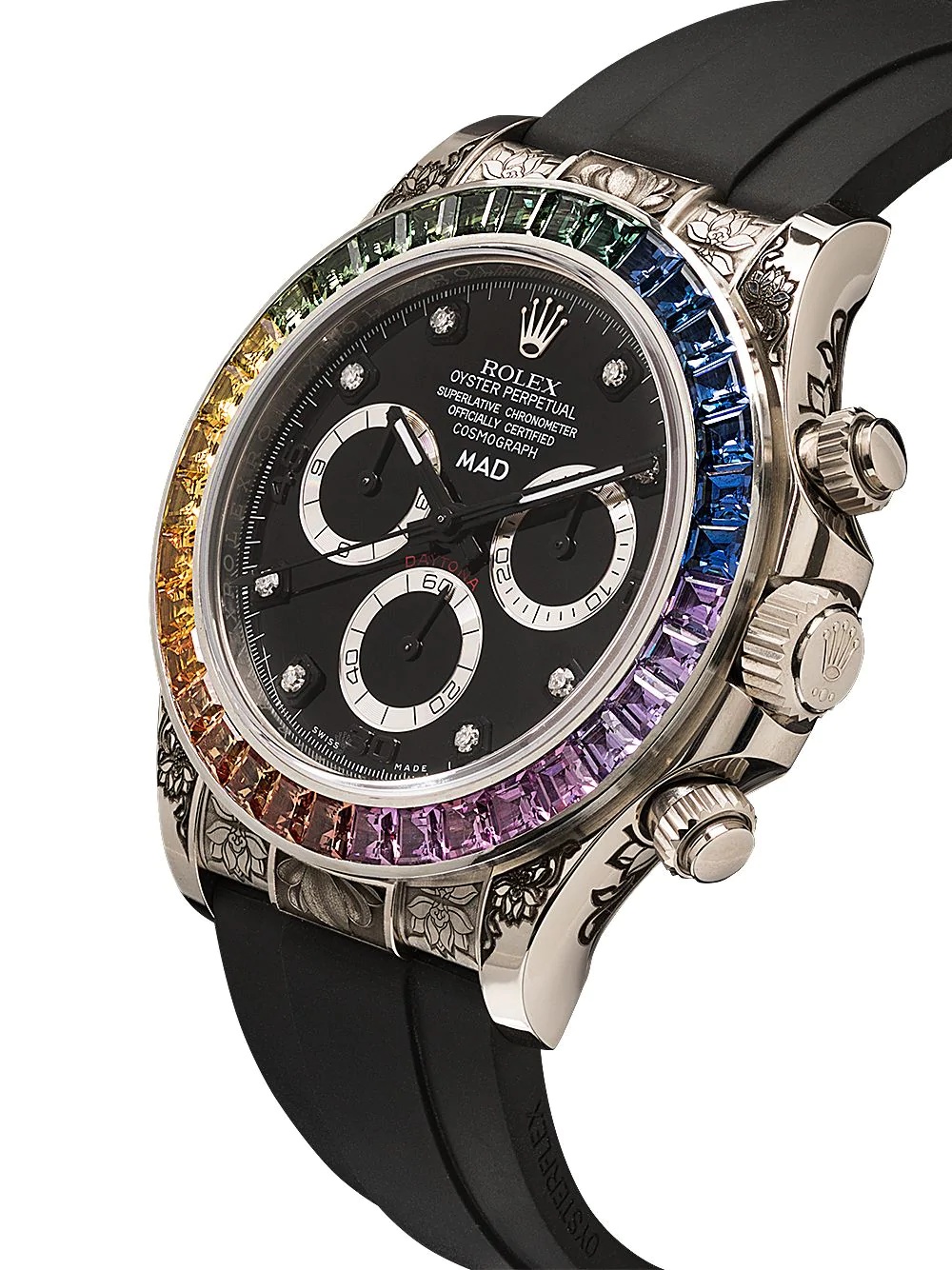 customised Rolex Daytona Rainbow engraved 40mm - 5