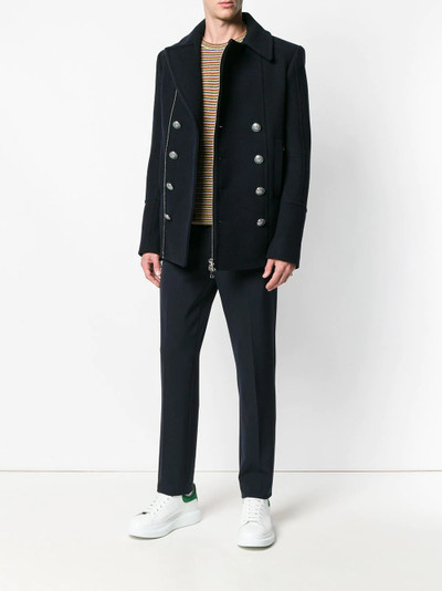 Balmain classic peacoat outlook