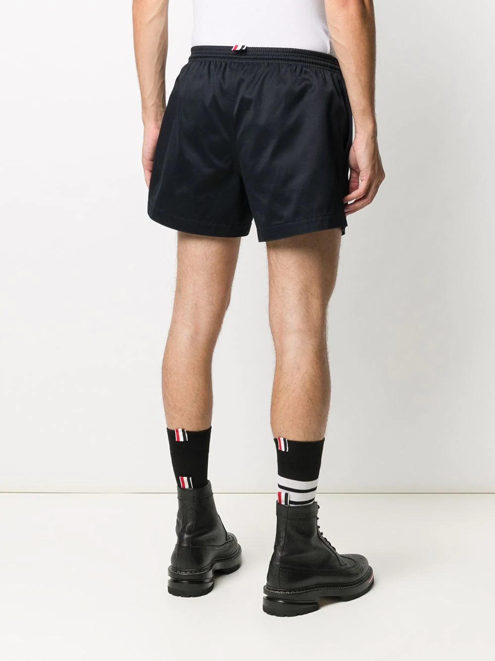 drawcord waistband rugby shorts - 4