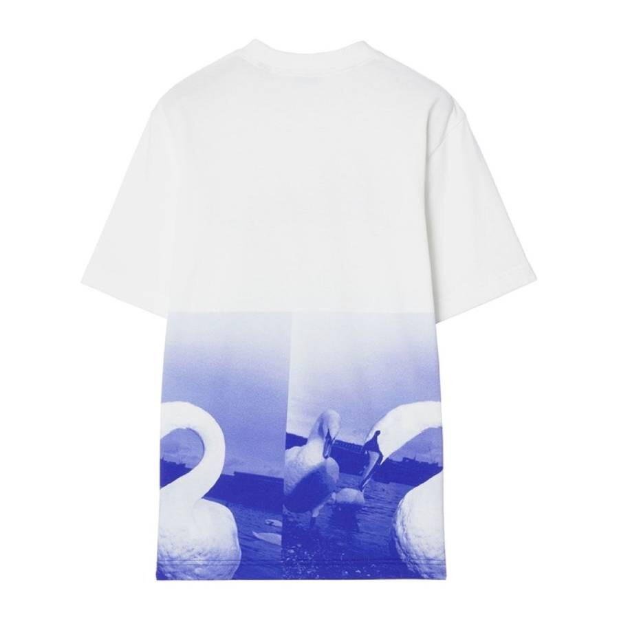 Burberry Swan Graphic T-Shirt - 6