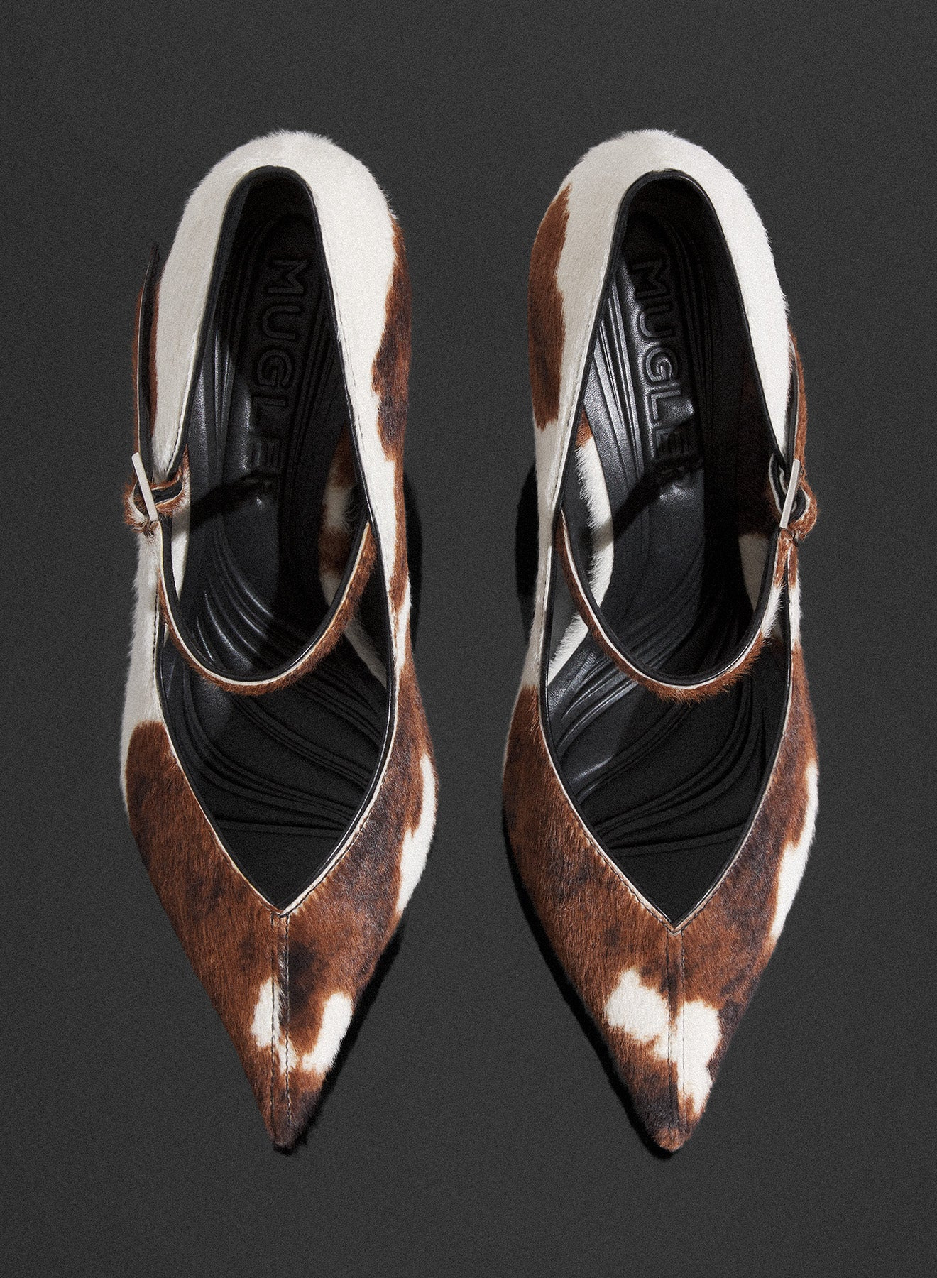 cowhide Fang 95 pump with strap - 4