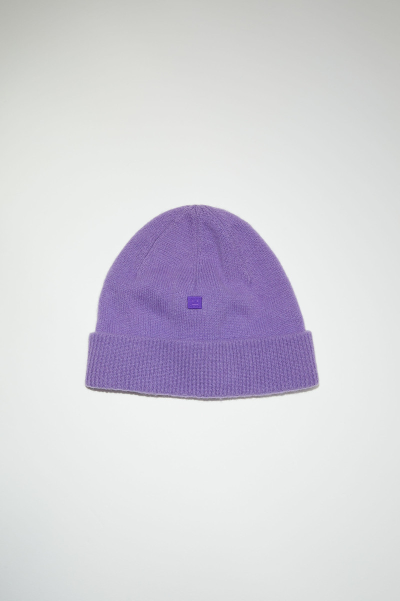 Micro face patch beanie - Iris purple 1
