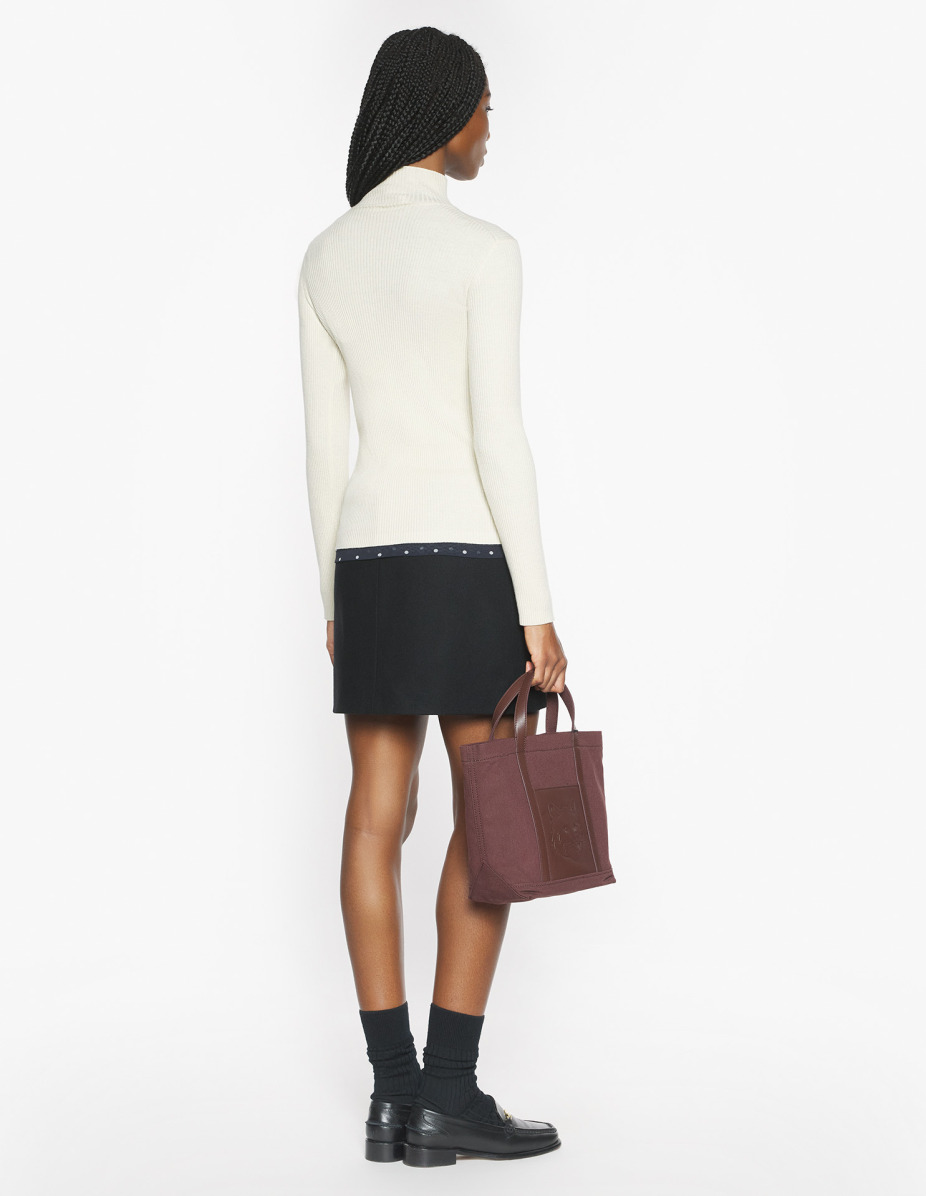 BABY FOX FINE WOOL RIB TURTLENECK JUMPER - 5