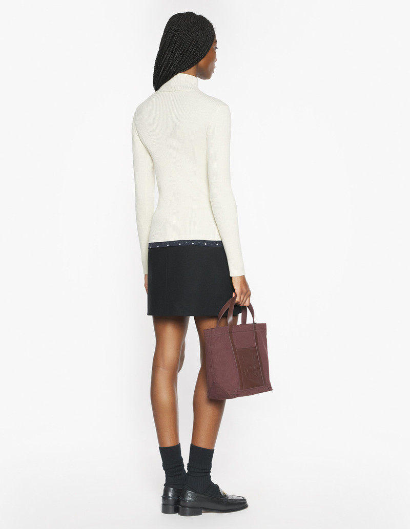 BABY FOX FINE WOOL RIB TURTLENECK JUMPER 5