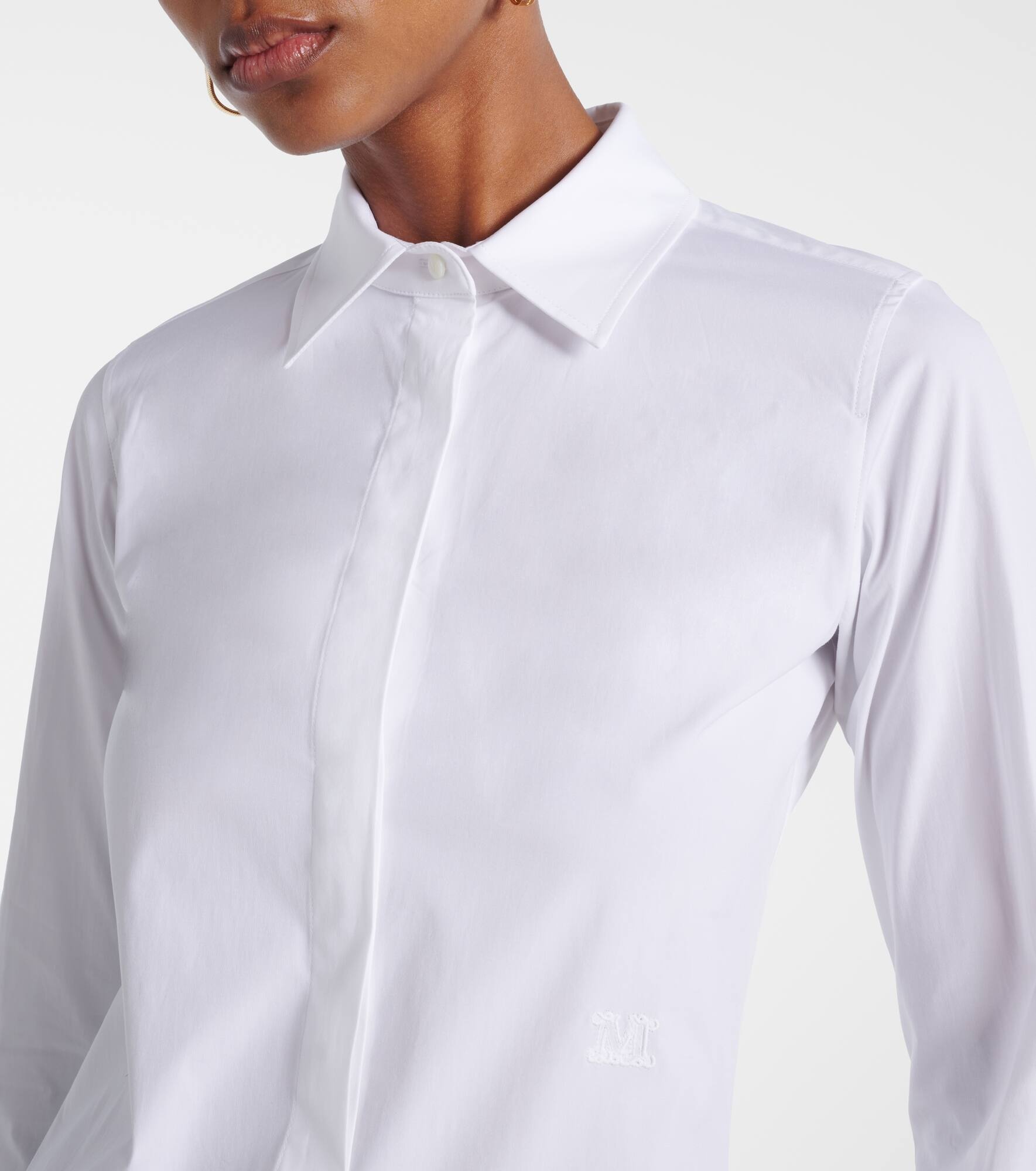 Knut cotton-blend poplin shirt - 4