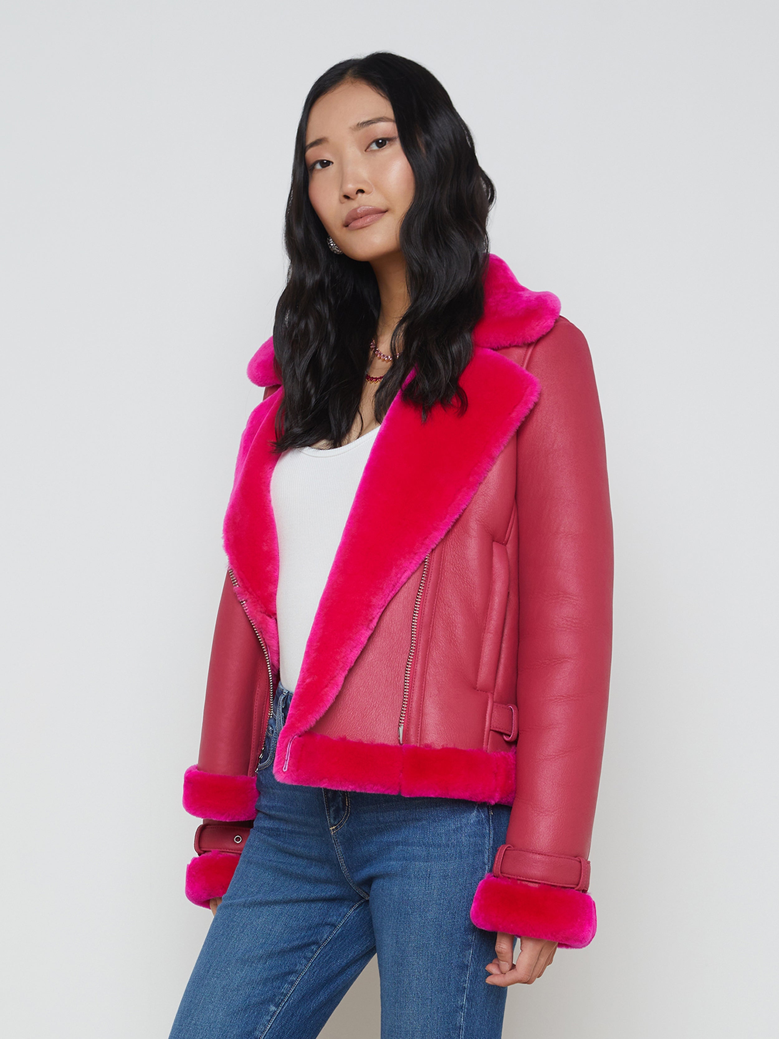 Niri Shearling Leather Jacket - 3