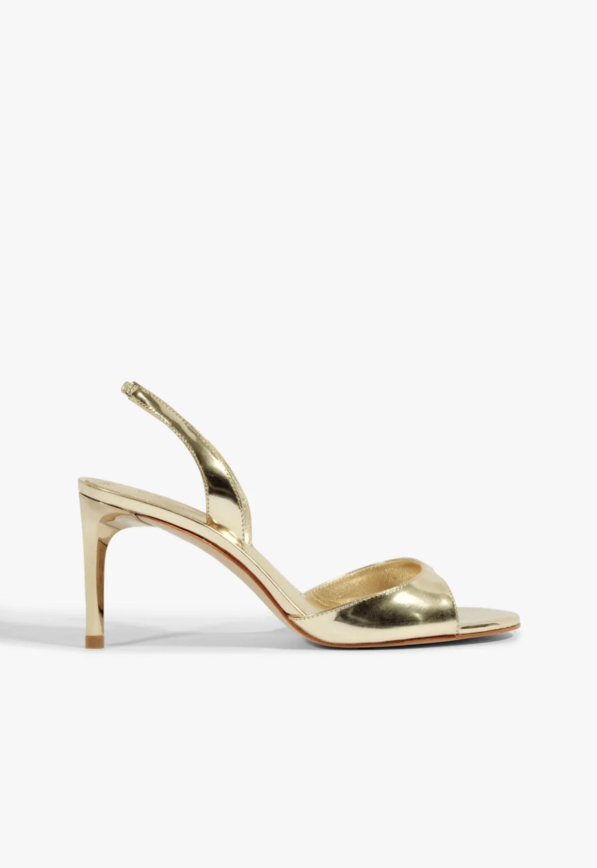 Scarlett Sling Mid Metallic Sandal - 1