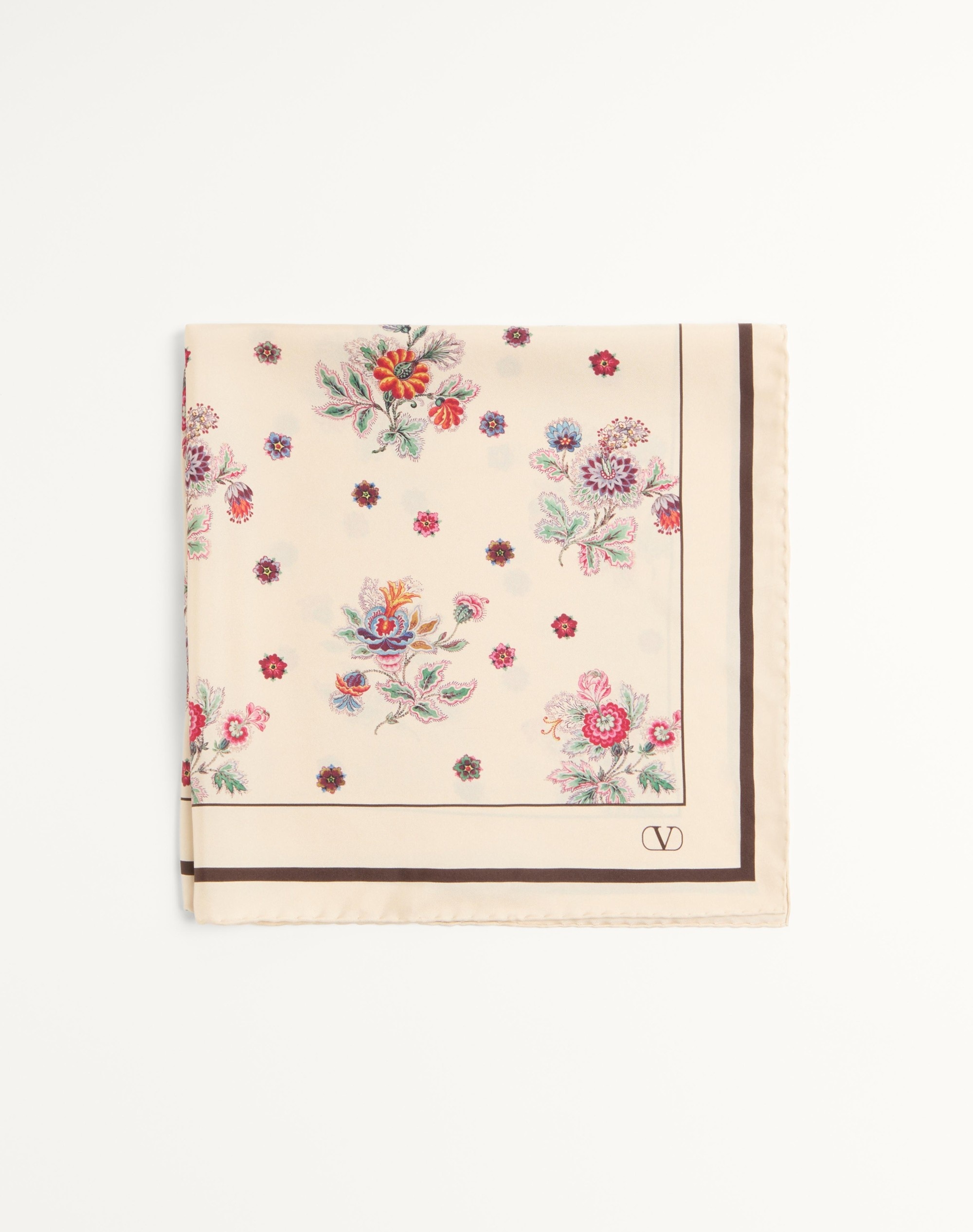 PAPIER FLORAL SILK SCARF - 5