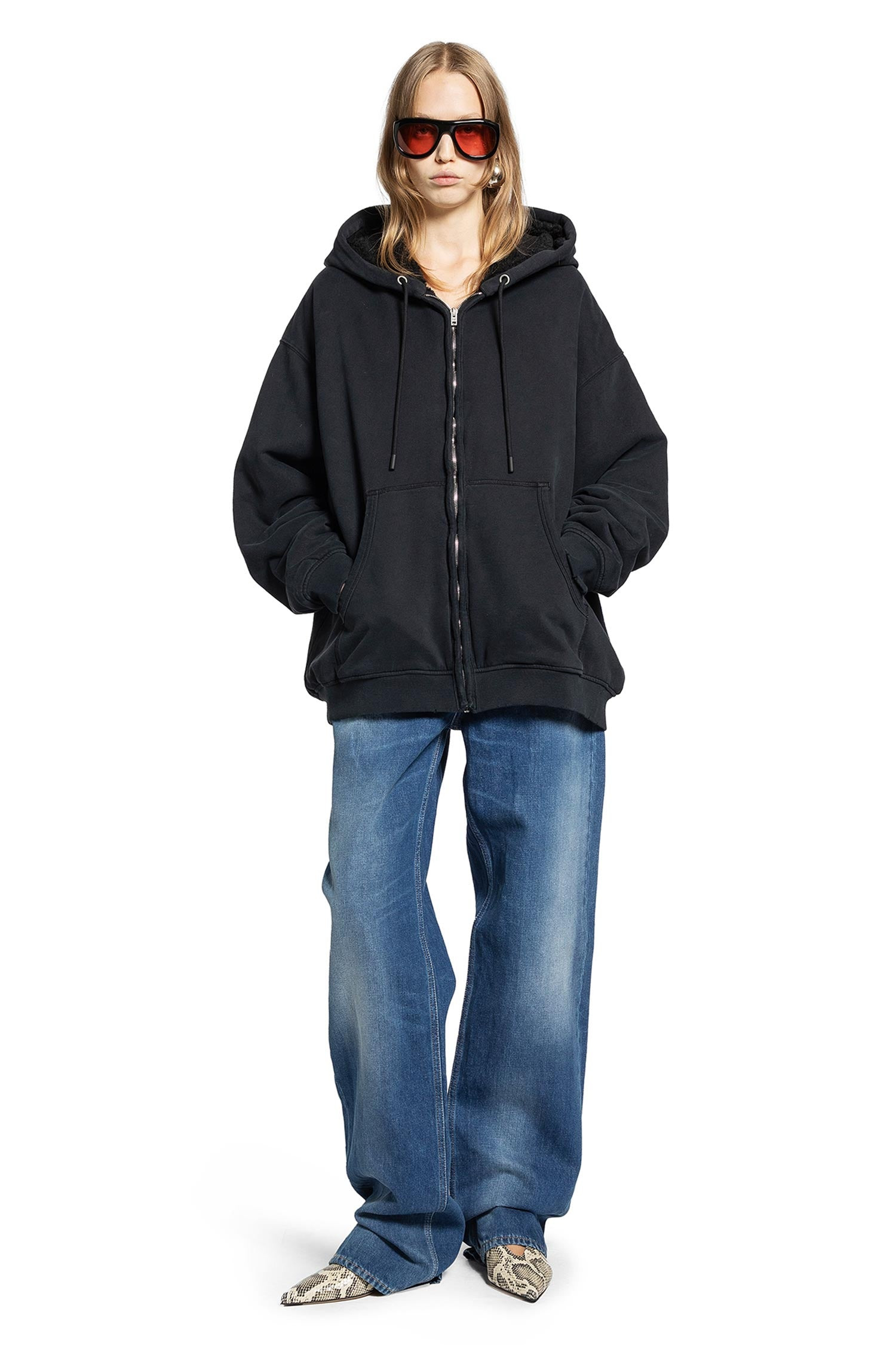 Acne Studios Woman Black Sweatshirts - 5